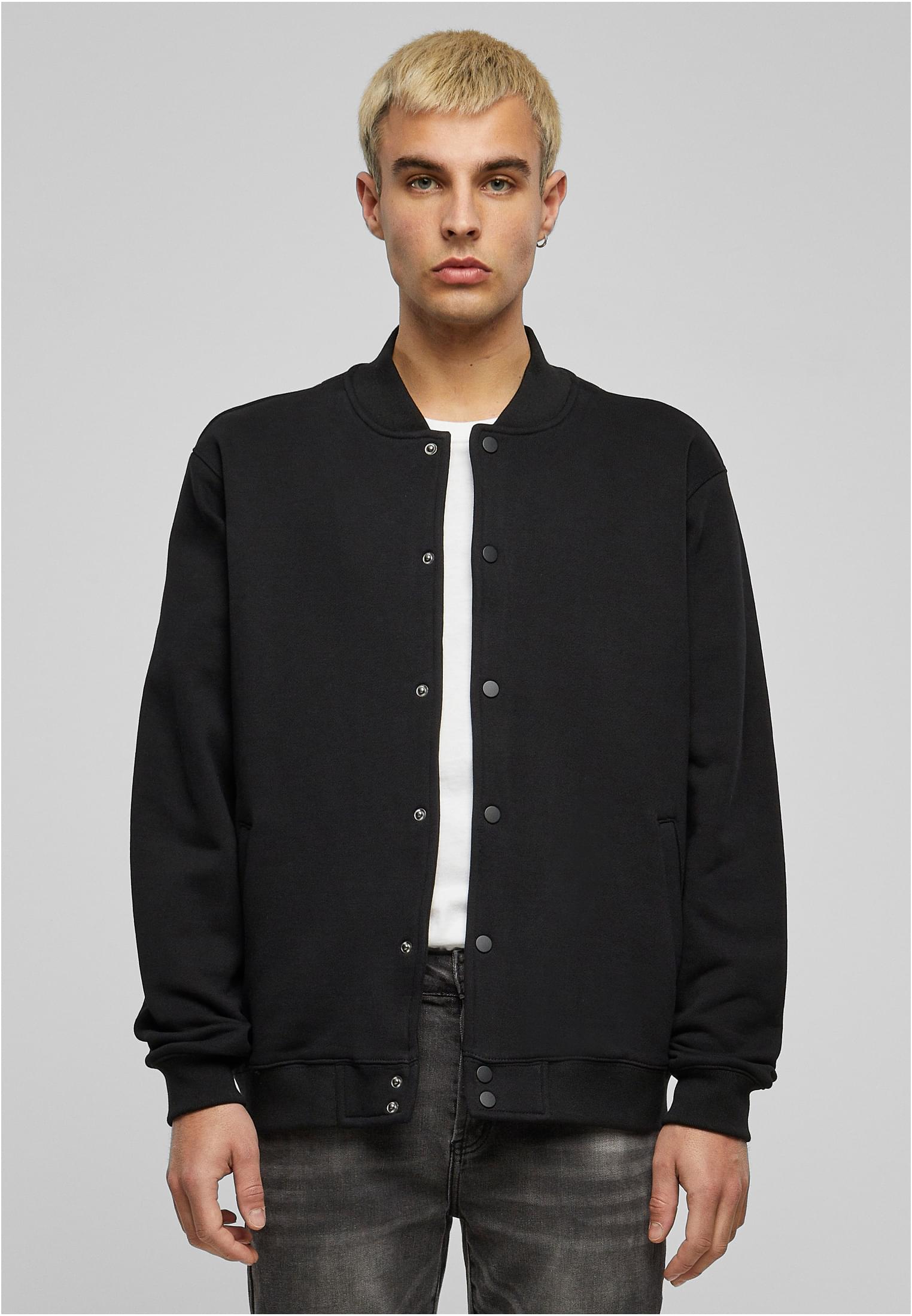 Heavy Tonal College Jacket black | black