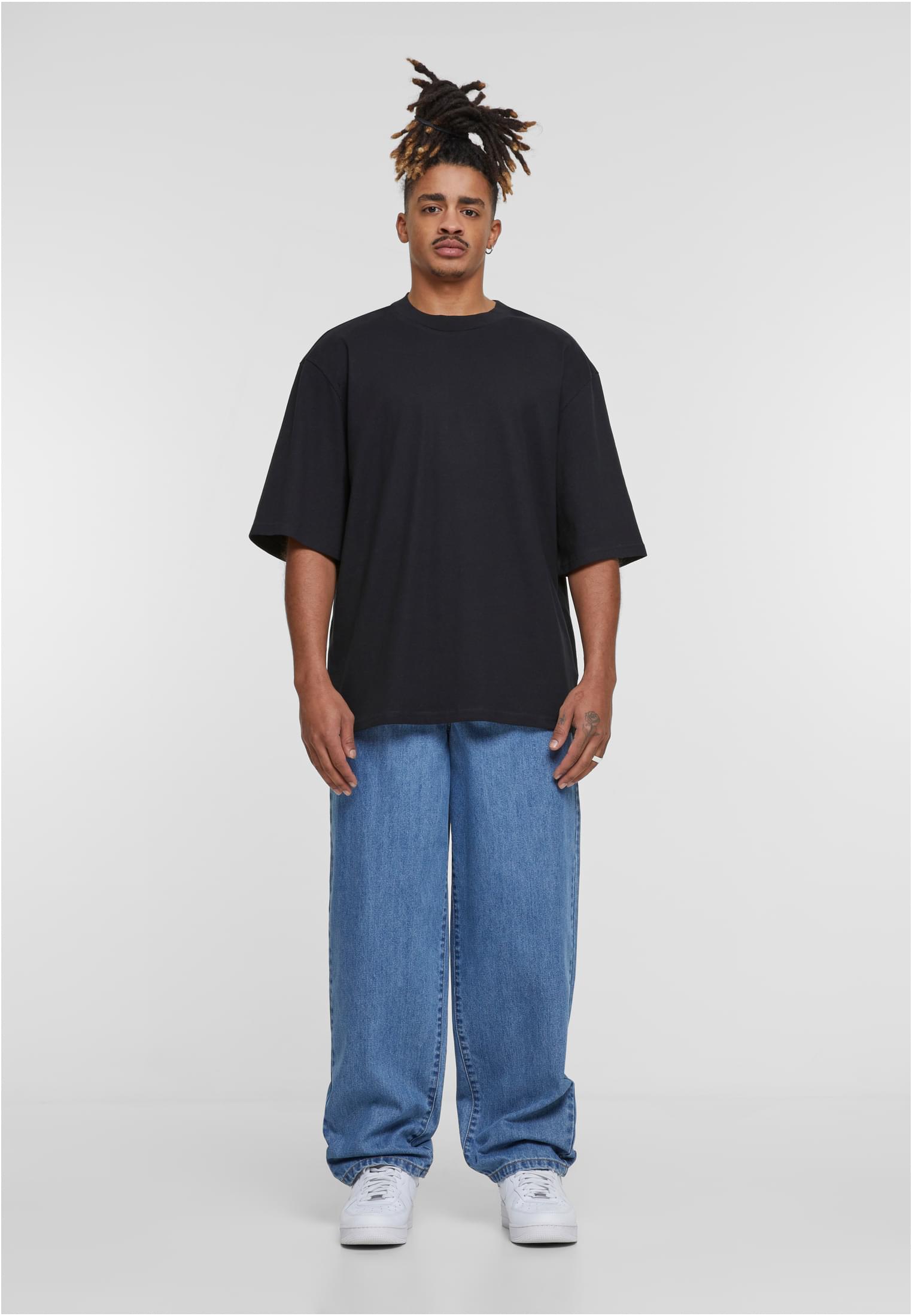 Oversized Sleeve Tee black | black