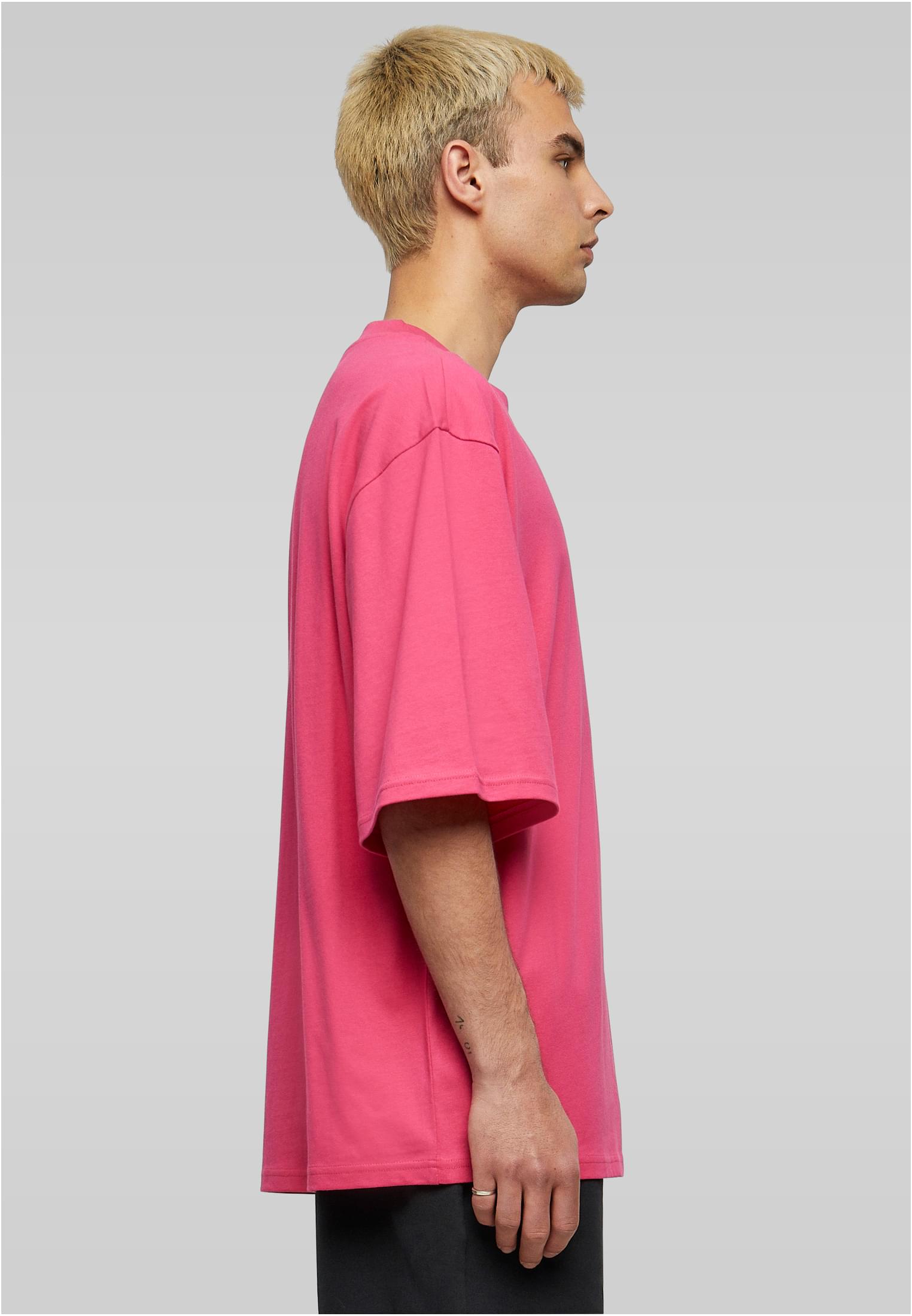 Oversized Sleeve Tee hibiskuspink | hibiskuspink