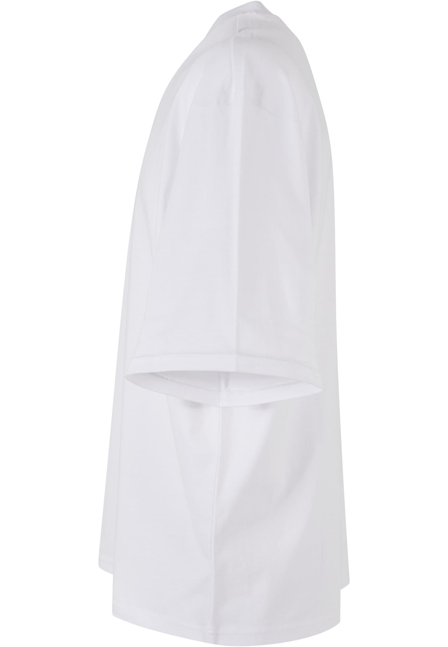 Oversized Sleeve Tee white | white