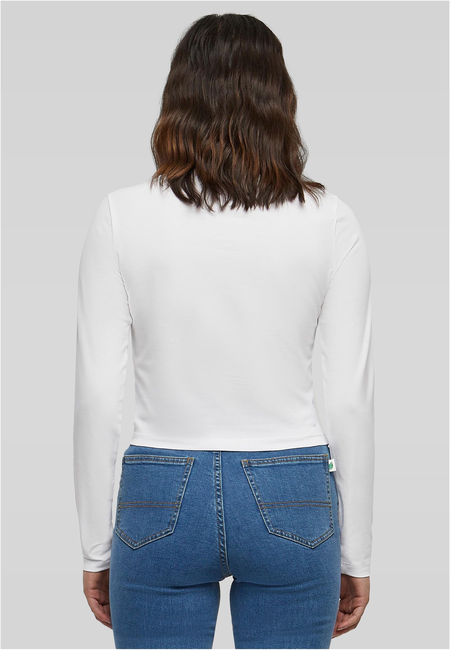 Ladies Short Longsleeve white | white