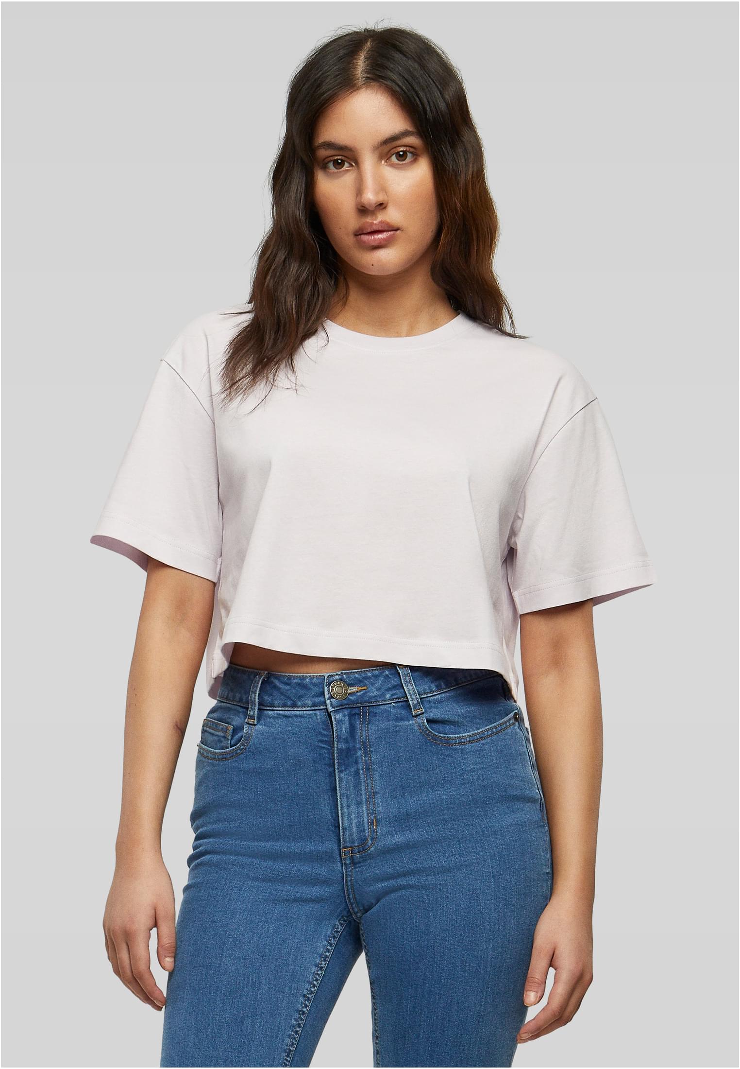 Ladies Short Oversized Tee softlilac | softlilac
