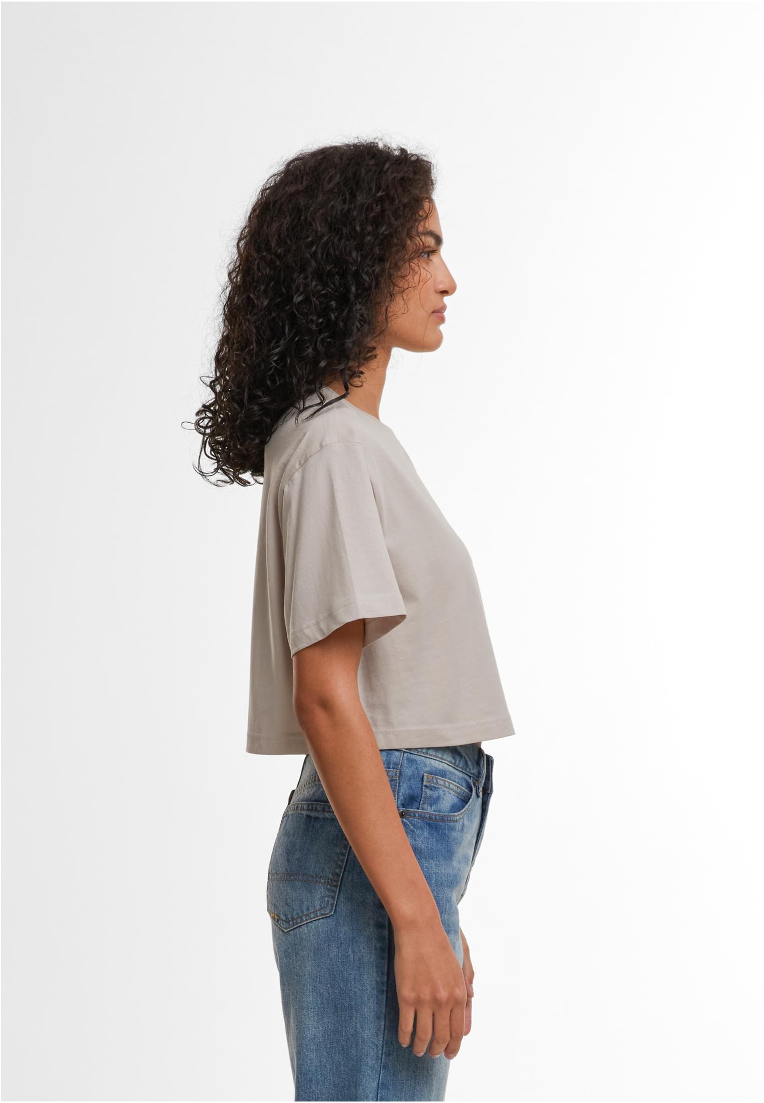 Ladies Short Oversized Tee cloud | cloud
