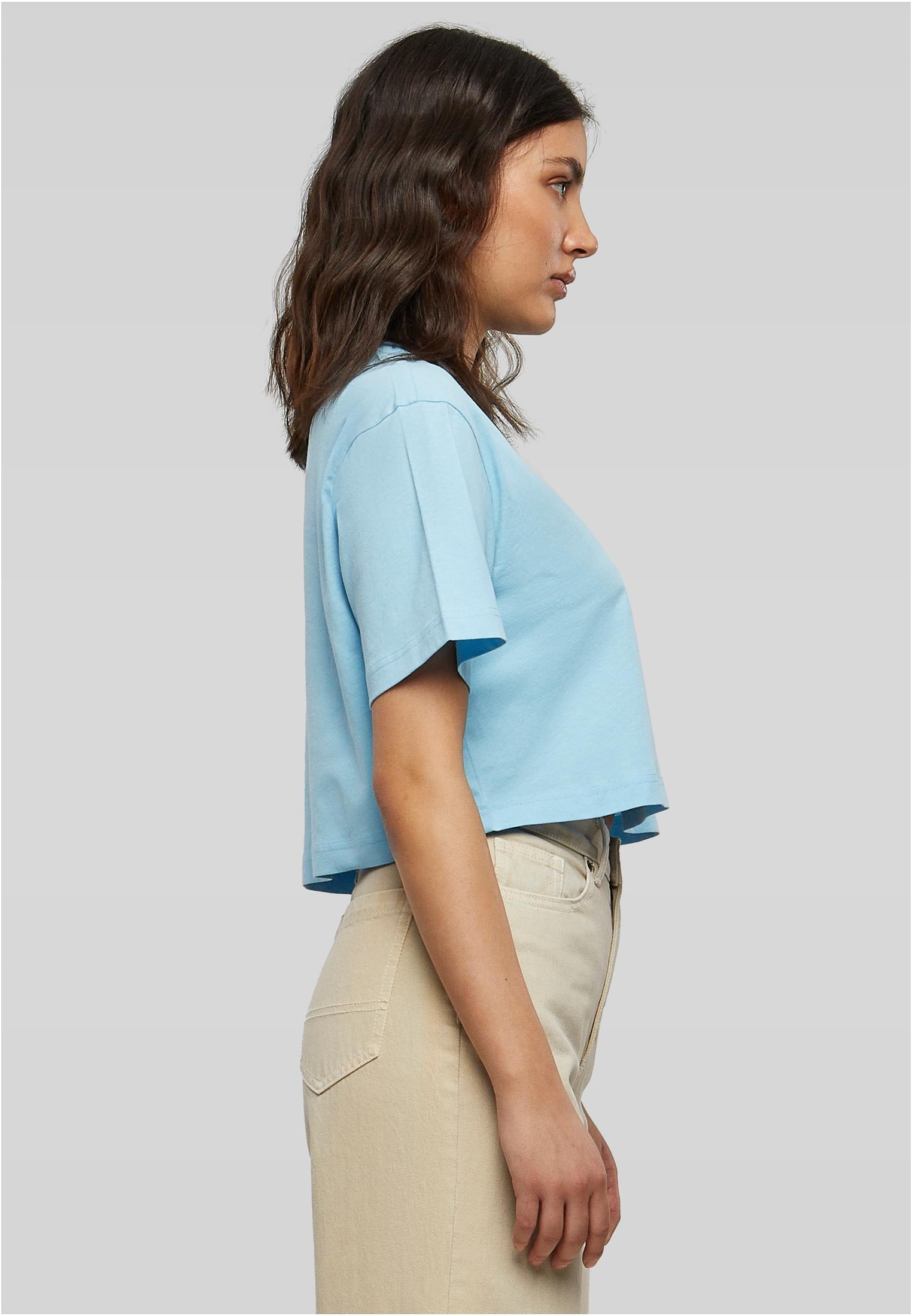 Ladies Short Oversized Tee balticblue | balticblue