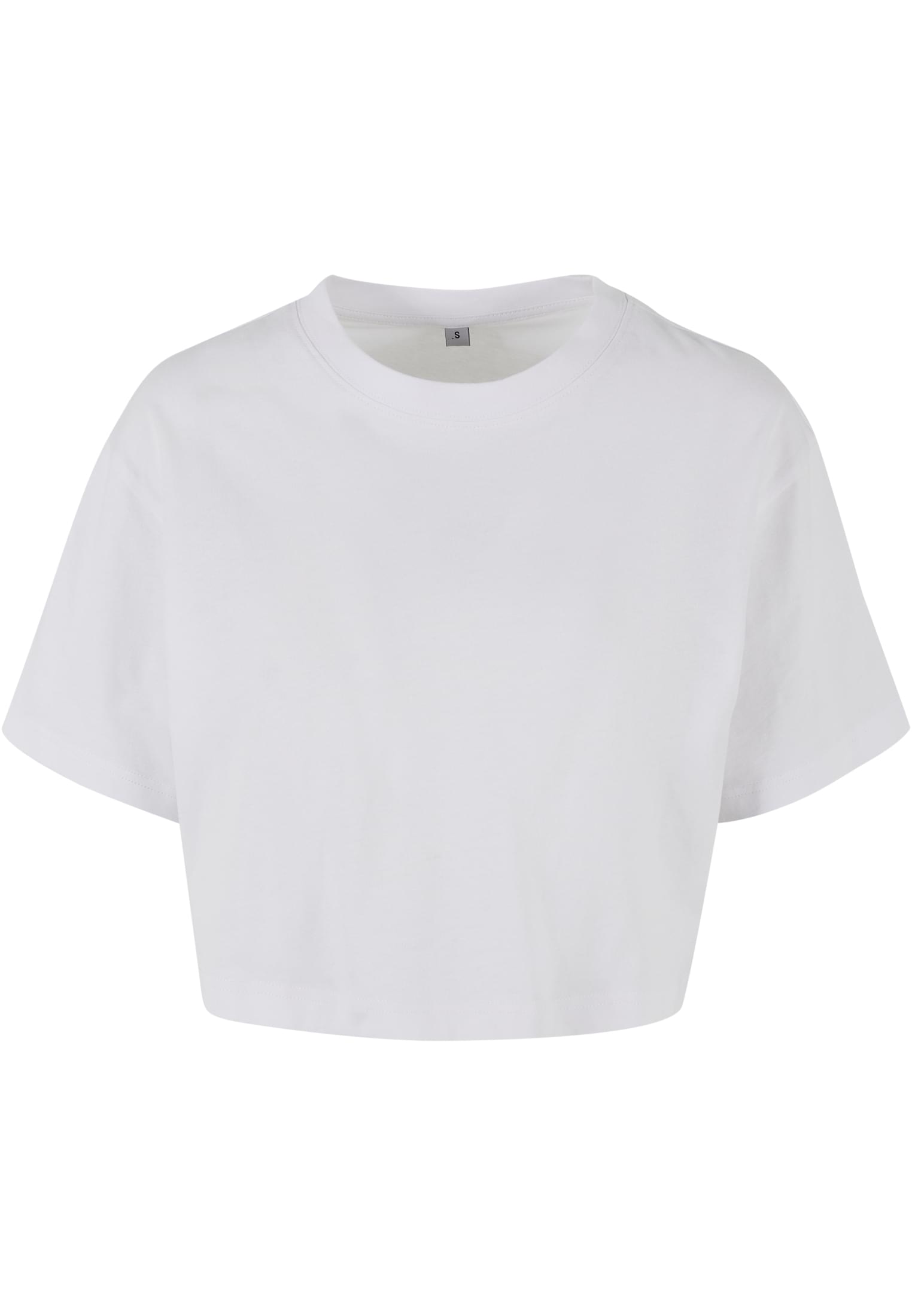 Ladies Short Oversized Tee white | white
