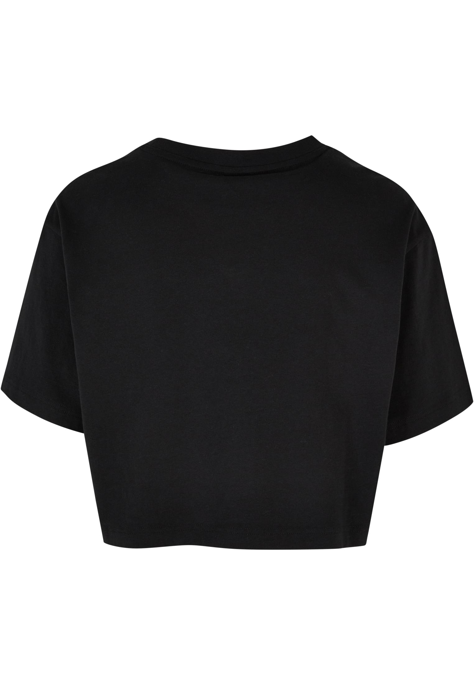 Ladies Short Oversized Tee black | black
