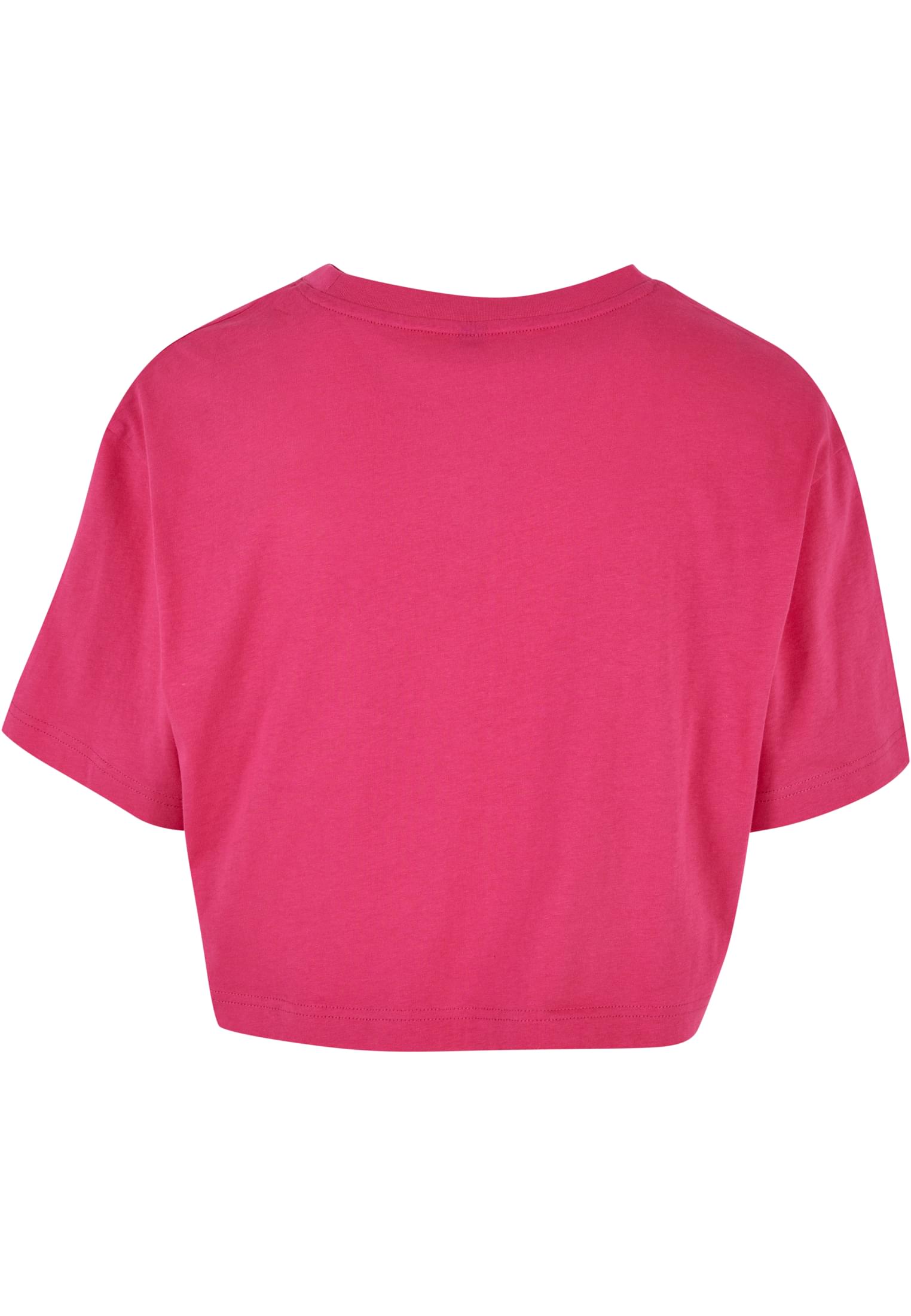 Ladies Short Oversized Tee hibiskuspink | hibiskuspink