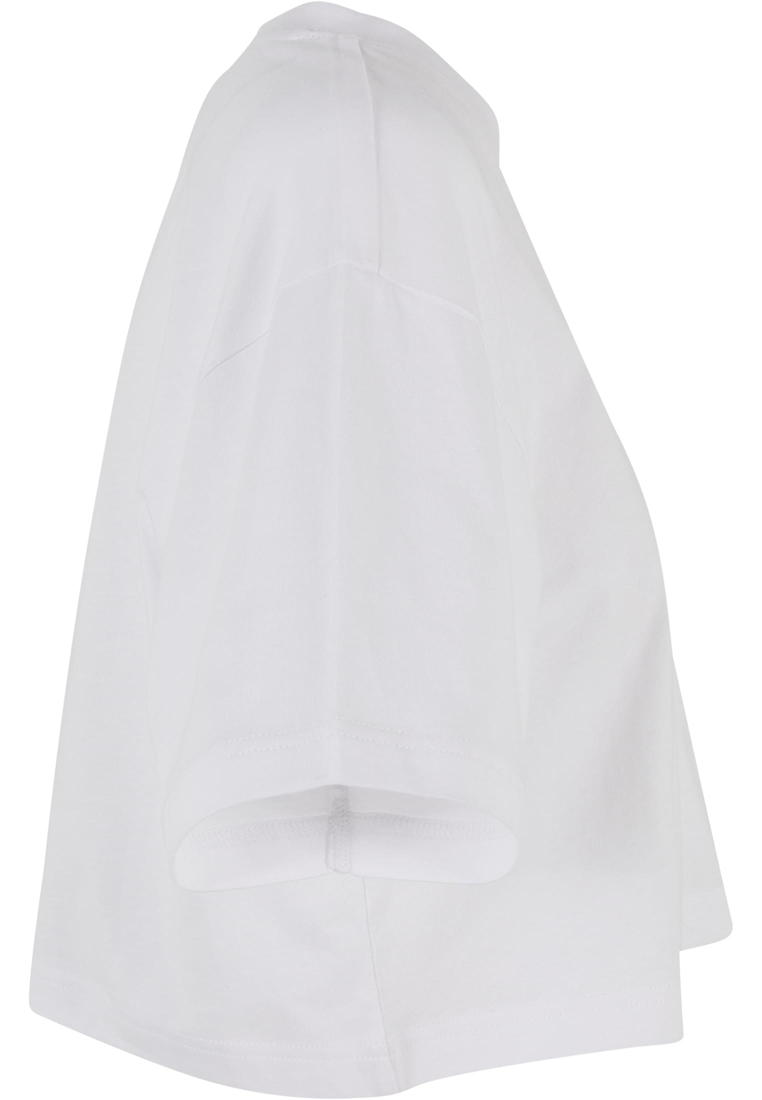 Ladies Short Oversized Tee white | white