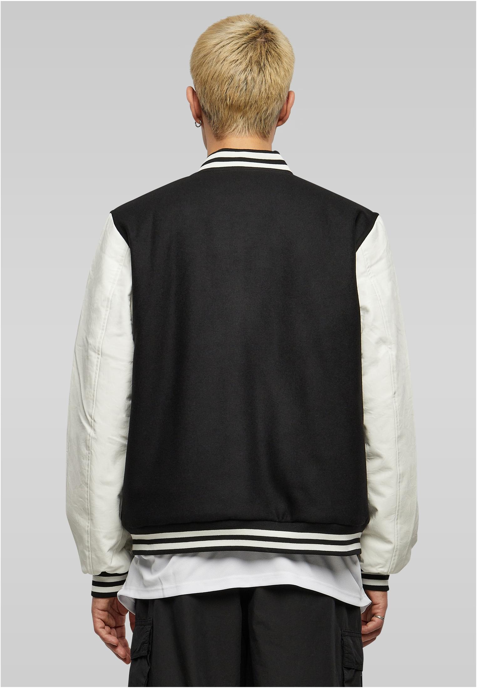 Oldschool College Jacket black/white | black/white