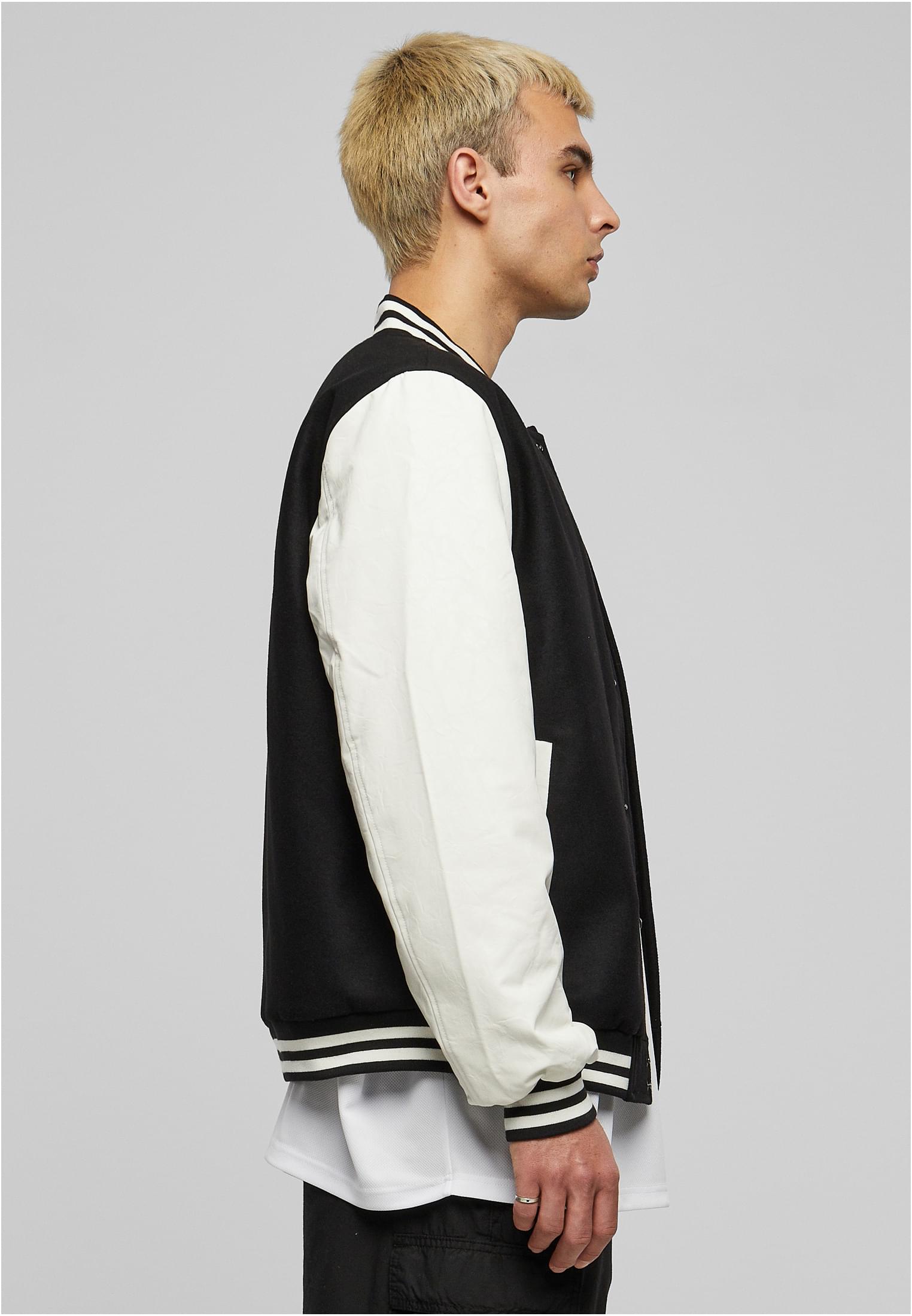 Oldschool College Jacket black/white | black/white