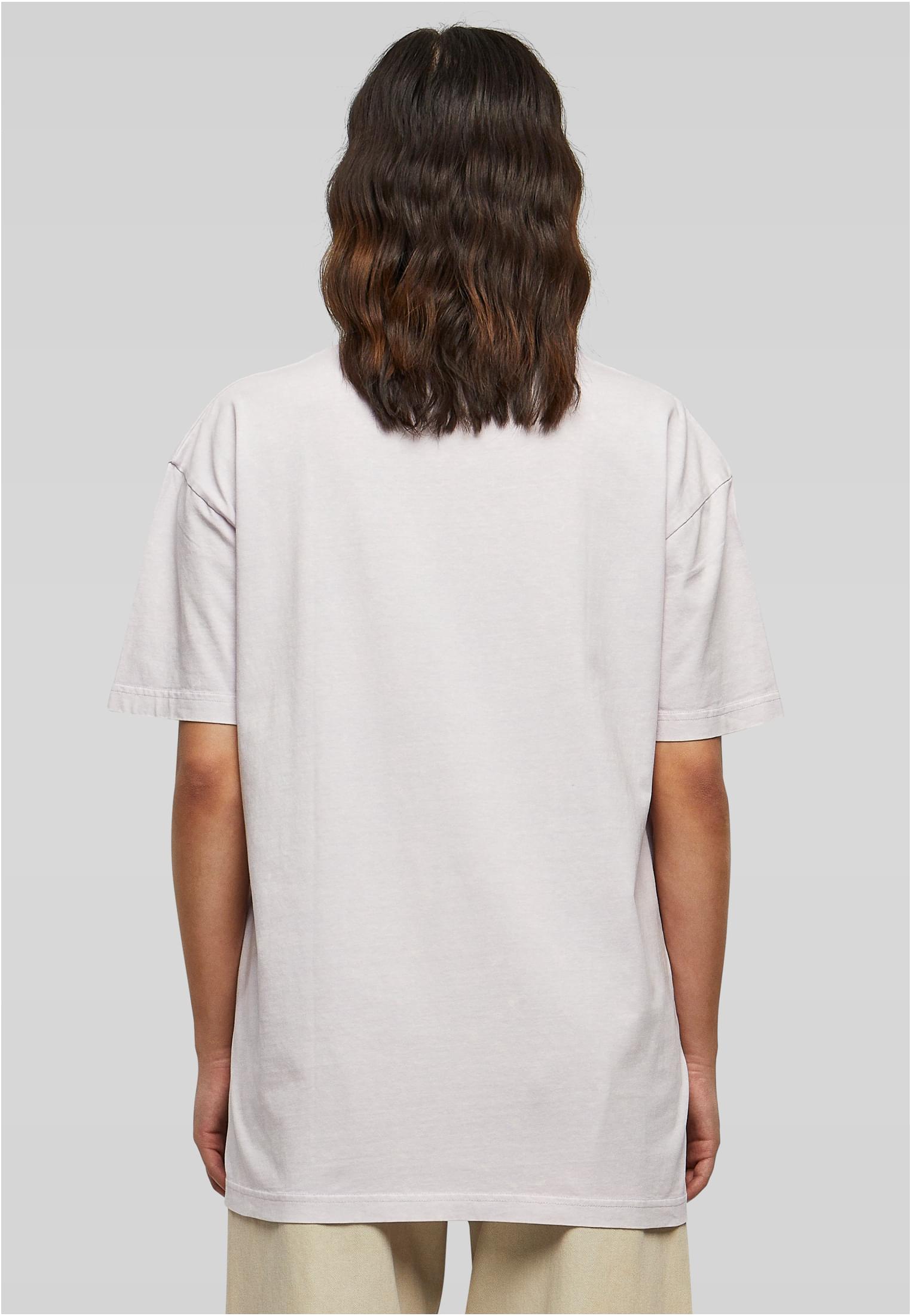 Ladies Oversized Acid Wash Tee softlilac | softlilac