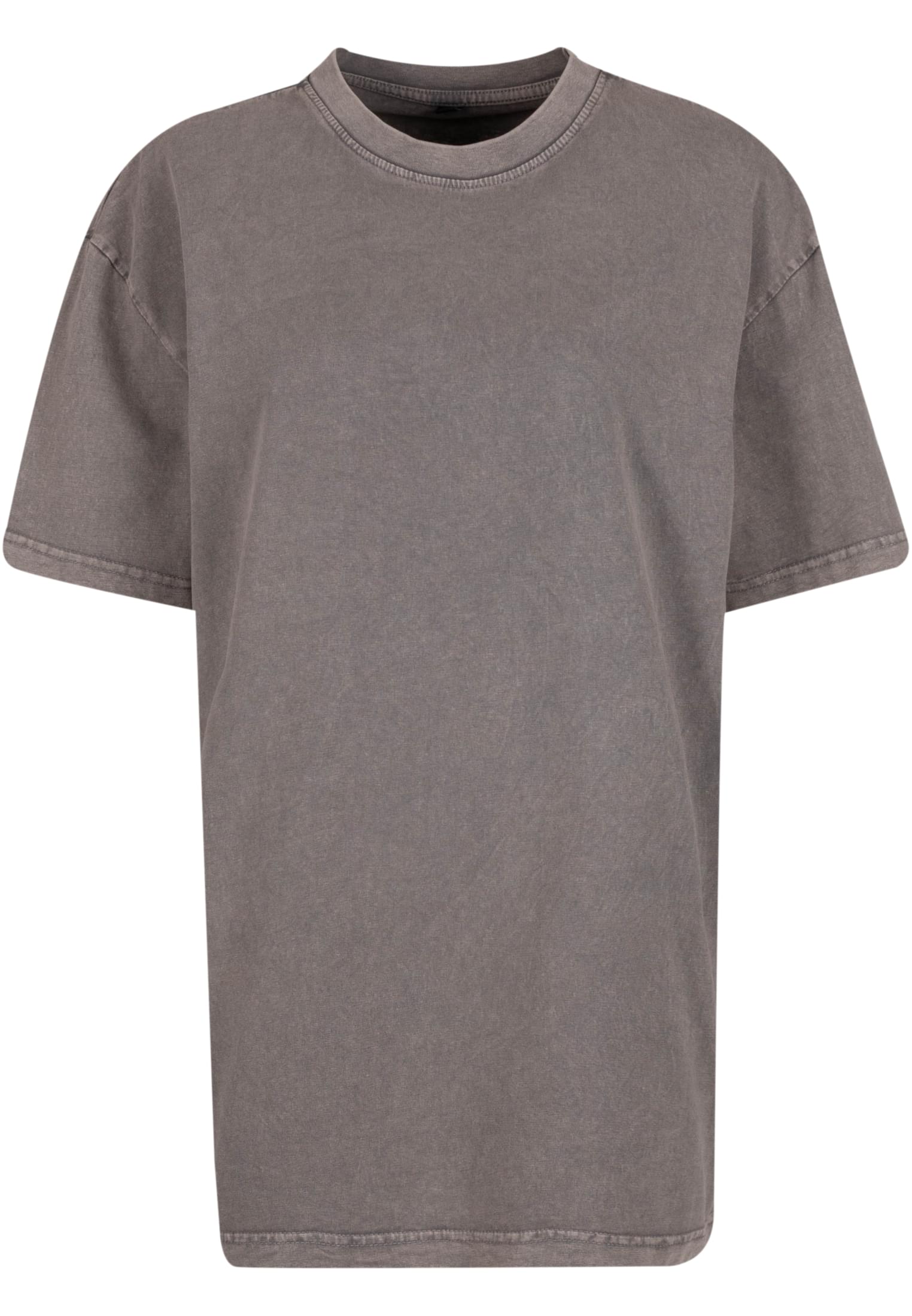 Ladies Oversized Acid Wash Tee asphalt | asphalt