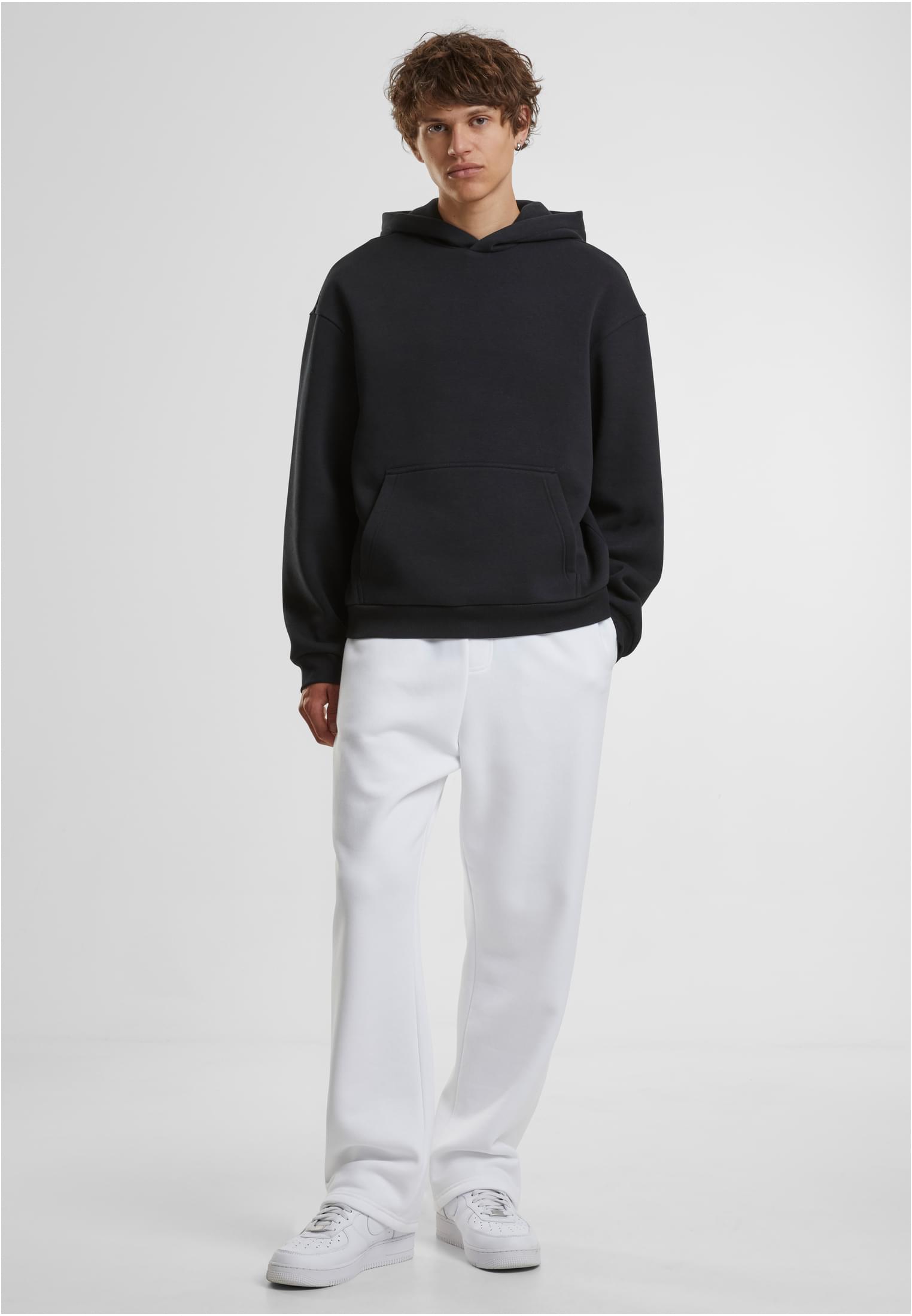 Fluffy Hoody black | black