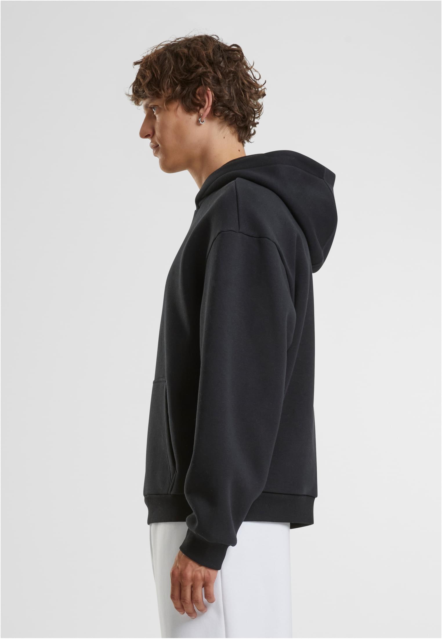 Fluffy Hoody black | black
