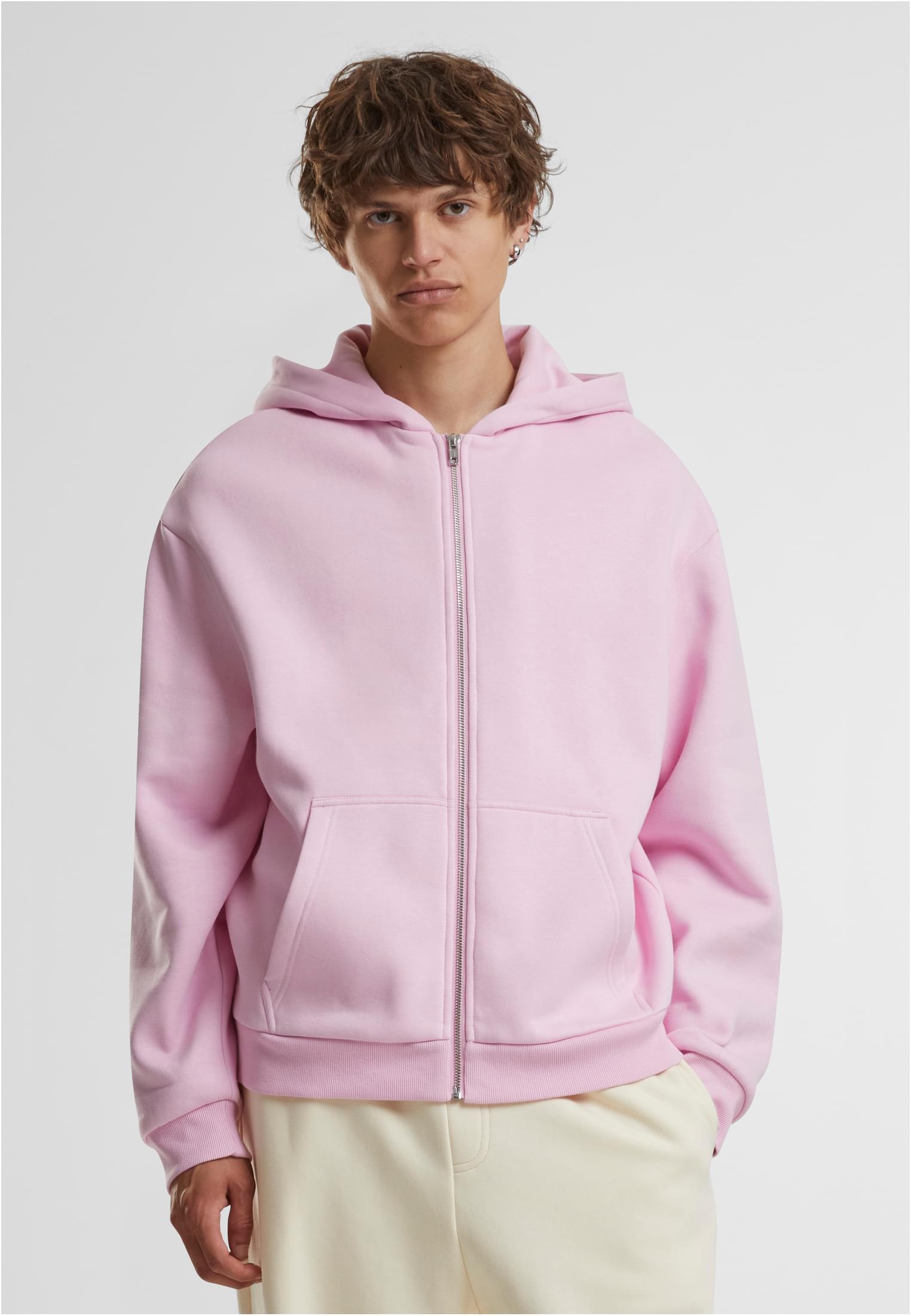 Fluffy Zip Hoody softpink | softpink