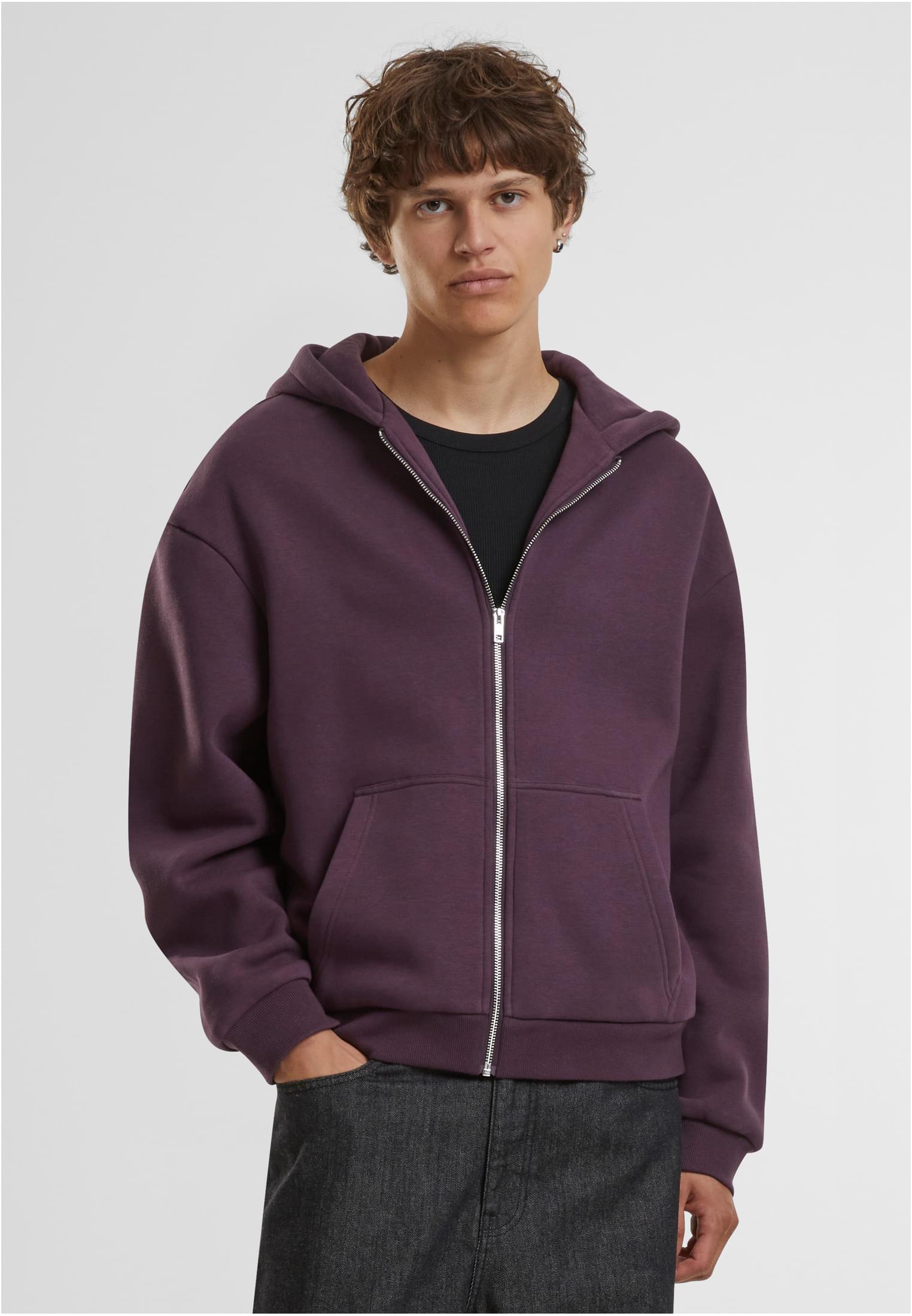 Fluffy Zip Hoody plumpurple | plumpurple