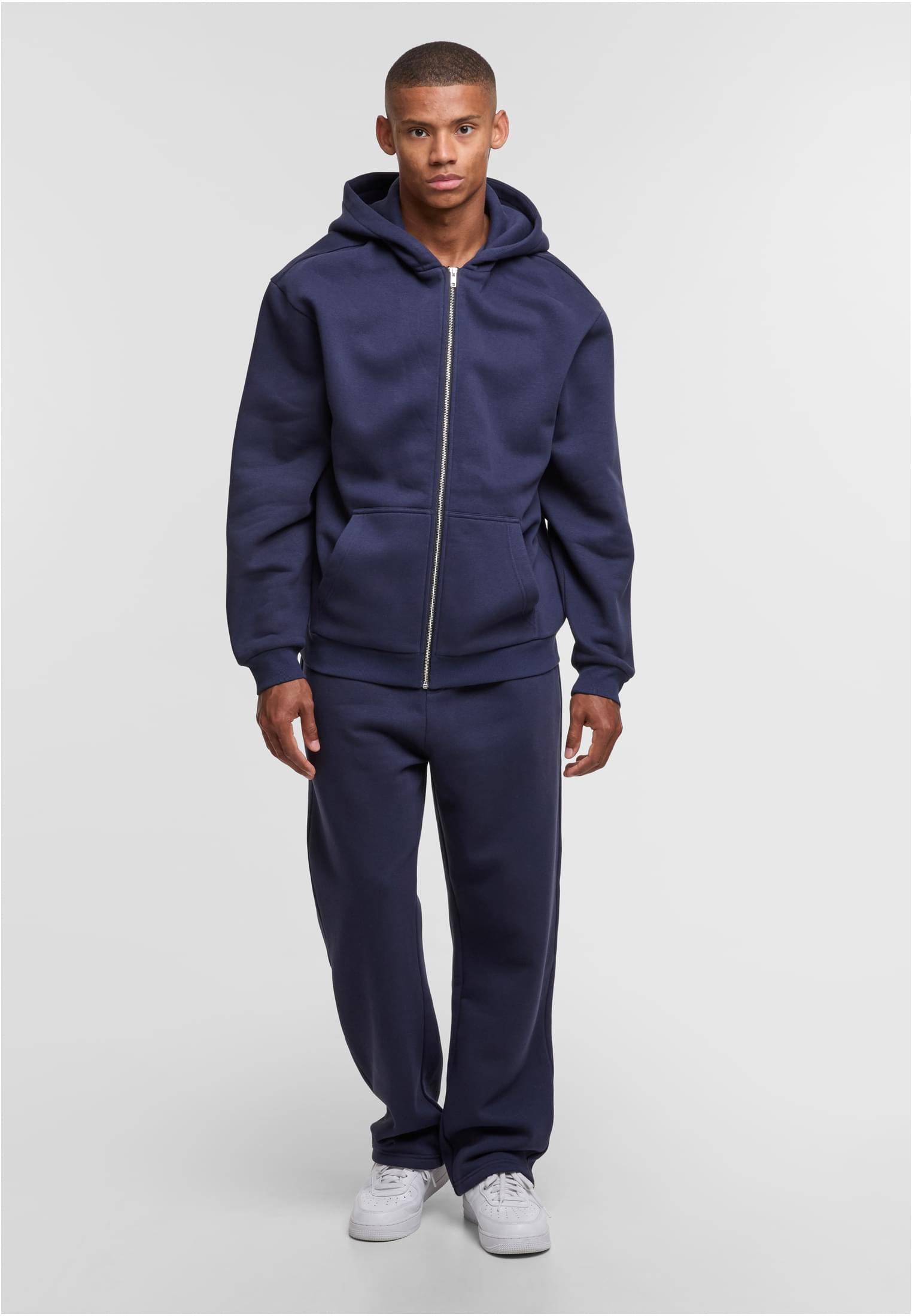 Fluffy Zip Hoody navy | navy
