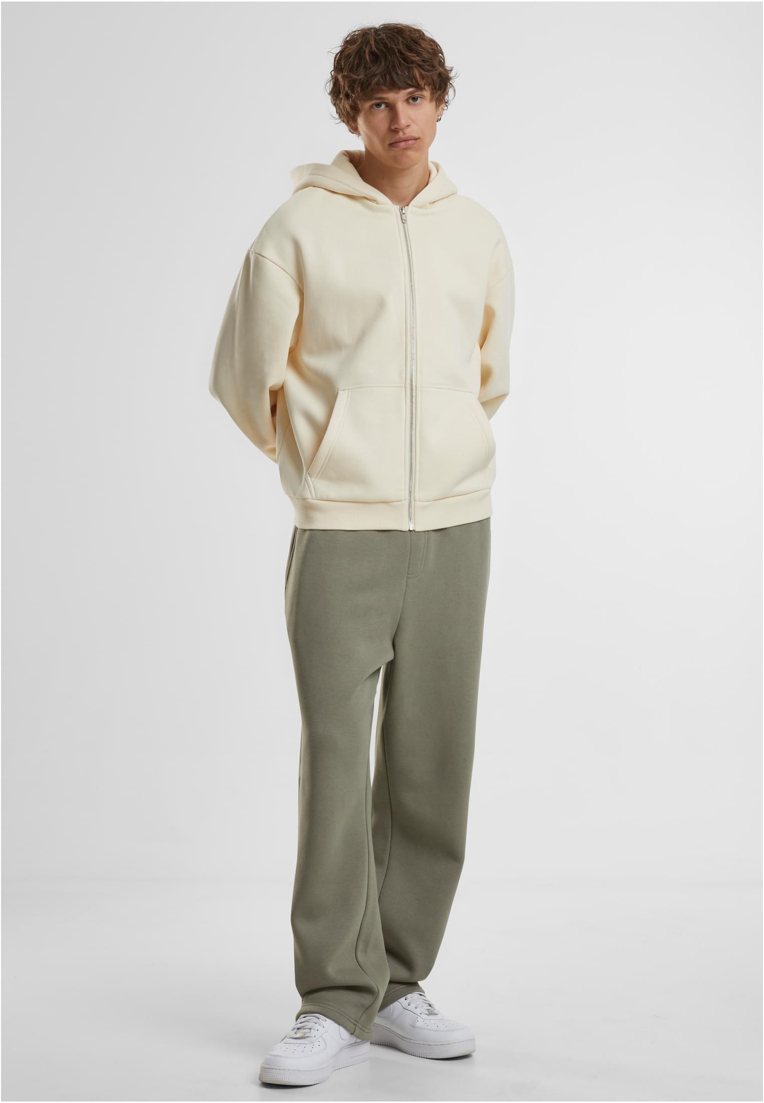Fluffy Zip Hoody whitesand | whitesand