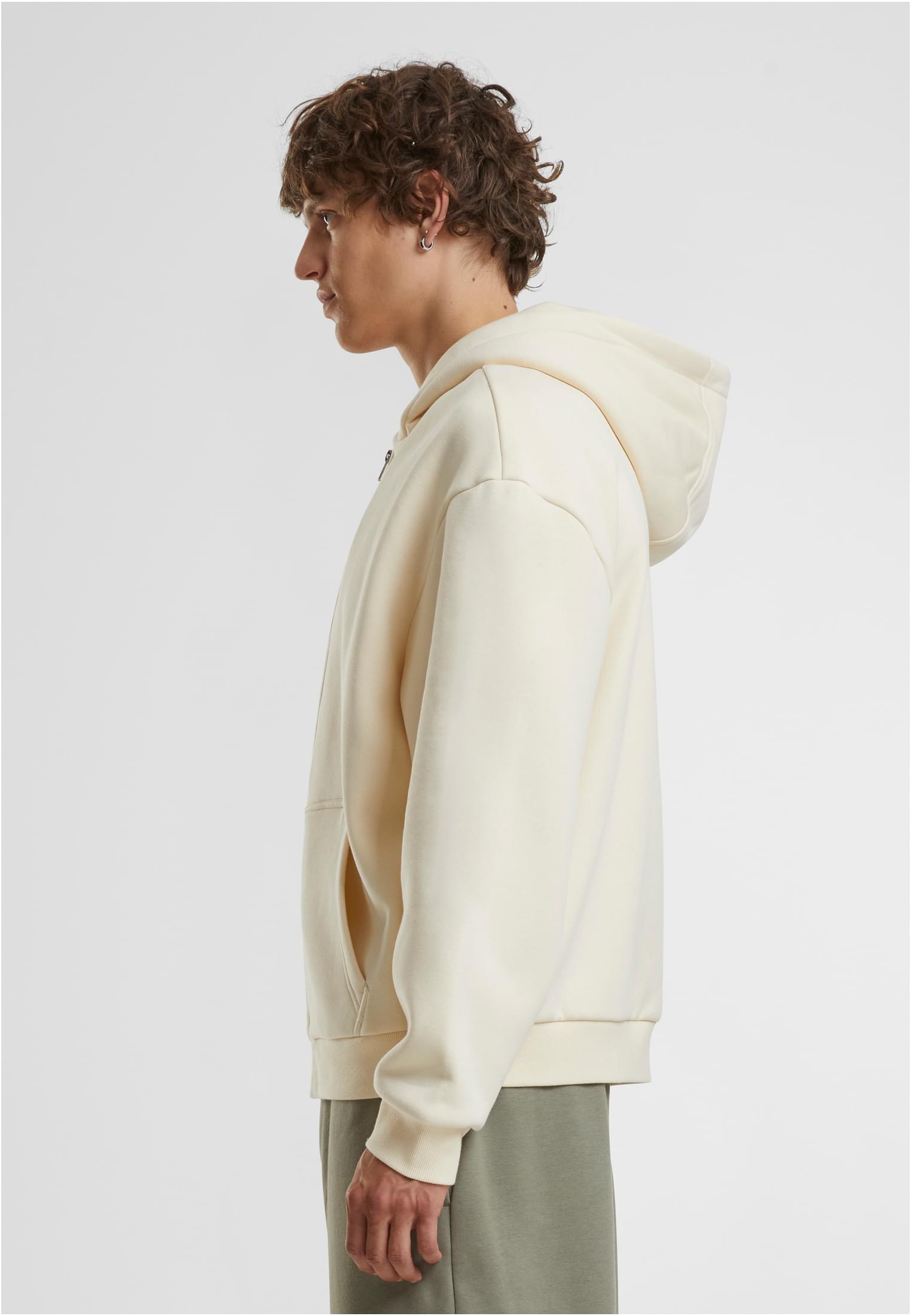 Fluffy Zip Hoody whitesand | whitesand