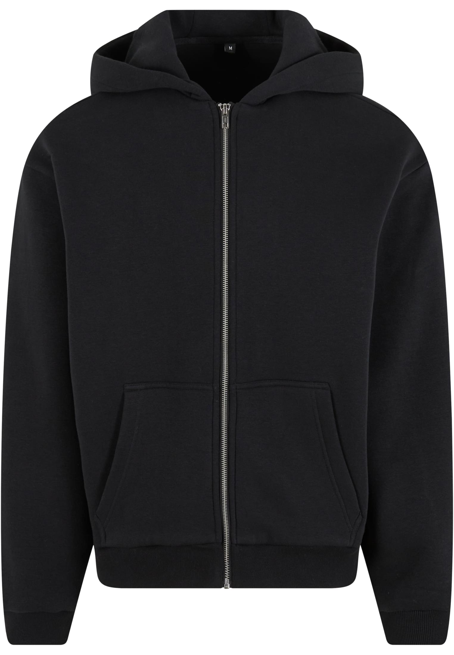 Fluffy Zip Hoody black | black