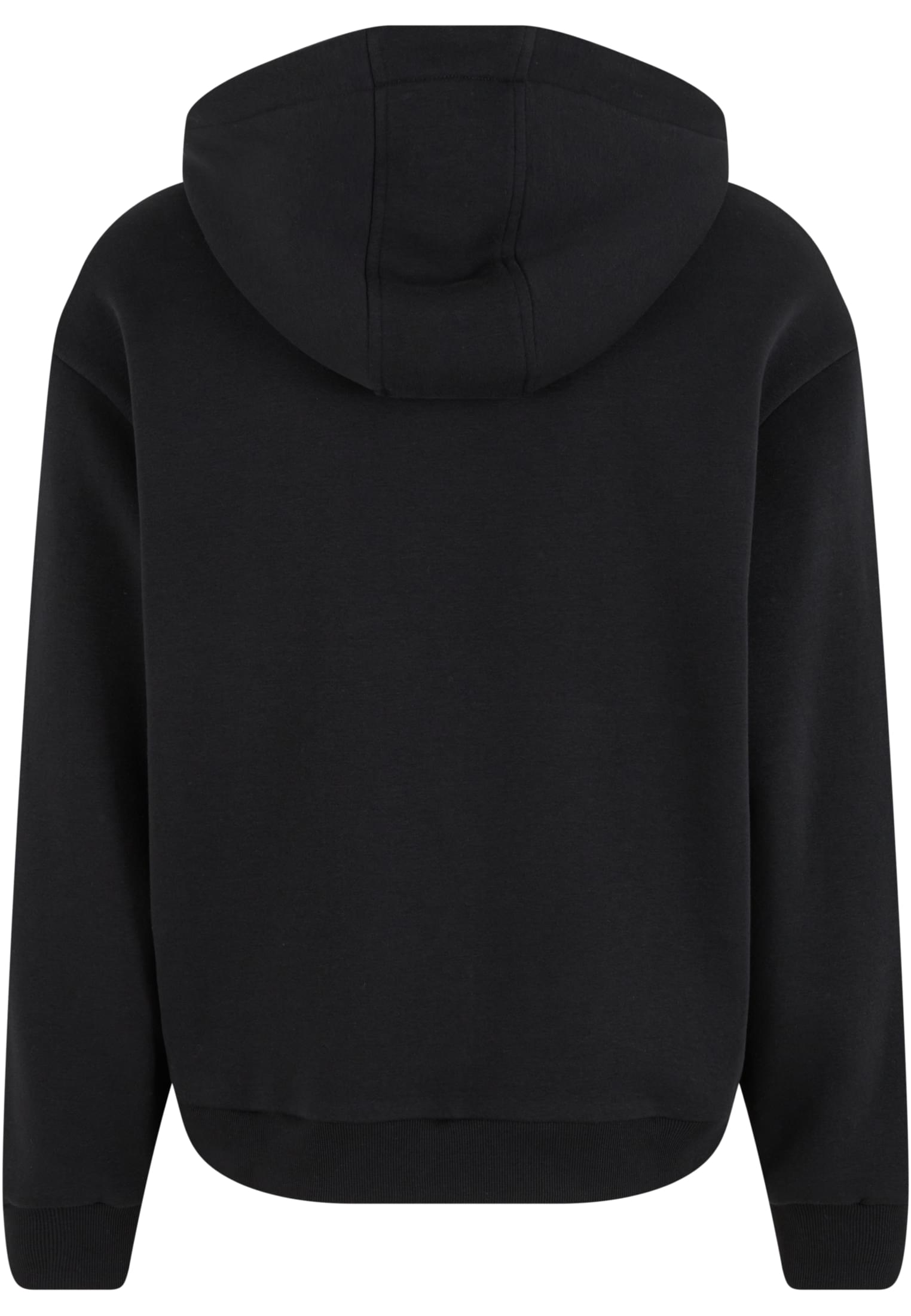 Fluffy Zip Hoody black | black