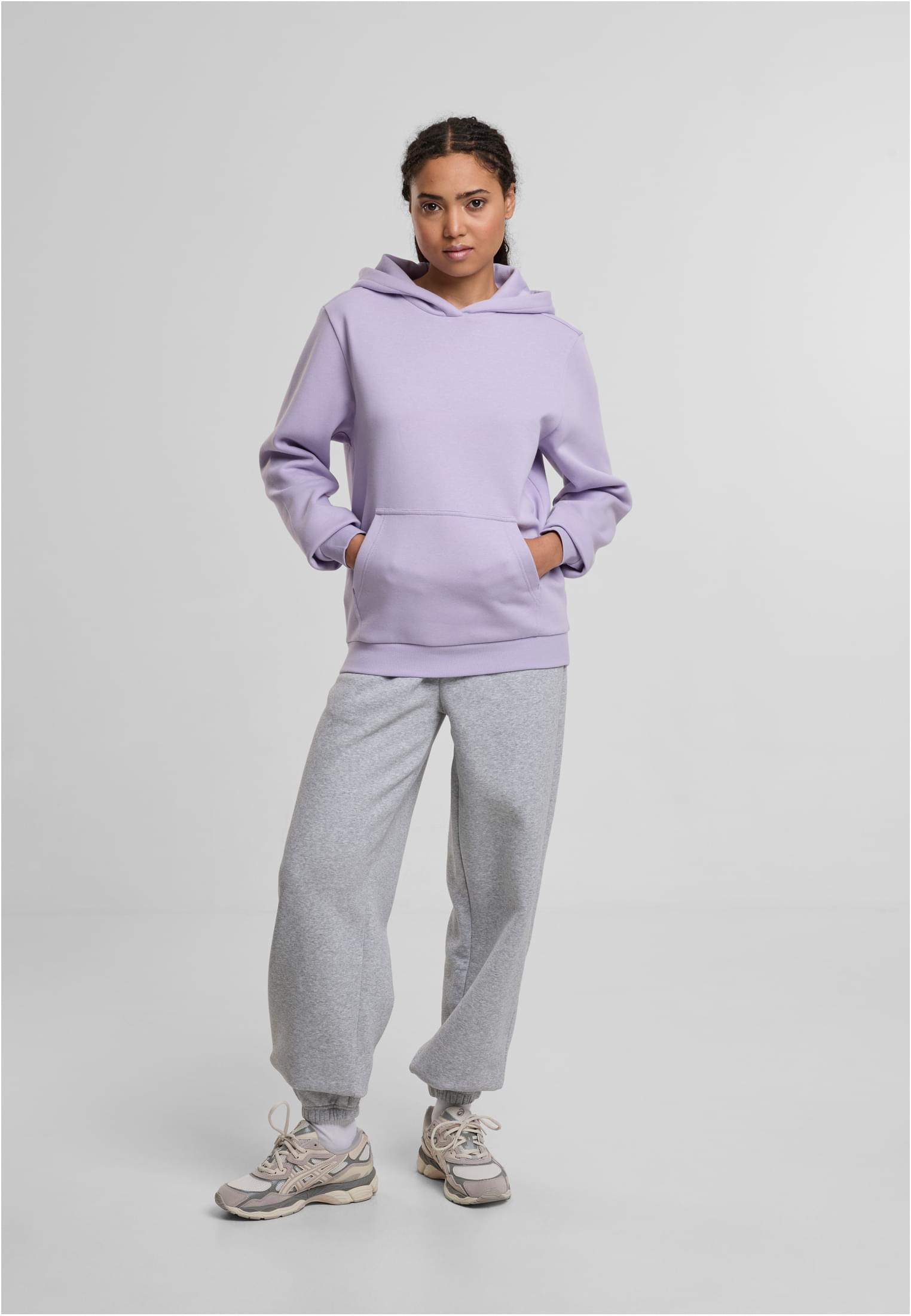 Ladies Fluffy Hoody lilac | lilac