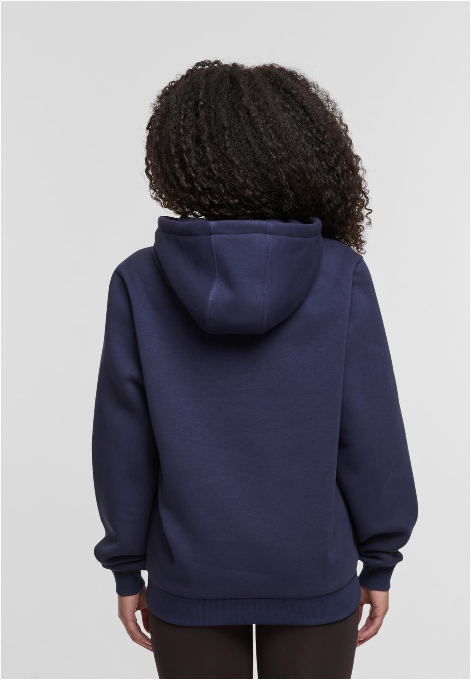 Ladies Fluffy Hoody navy | navy
