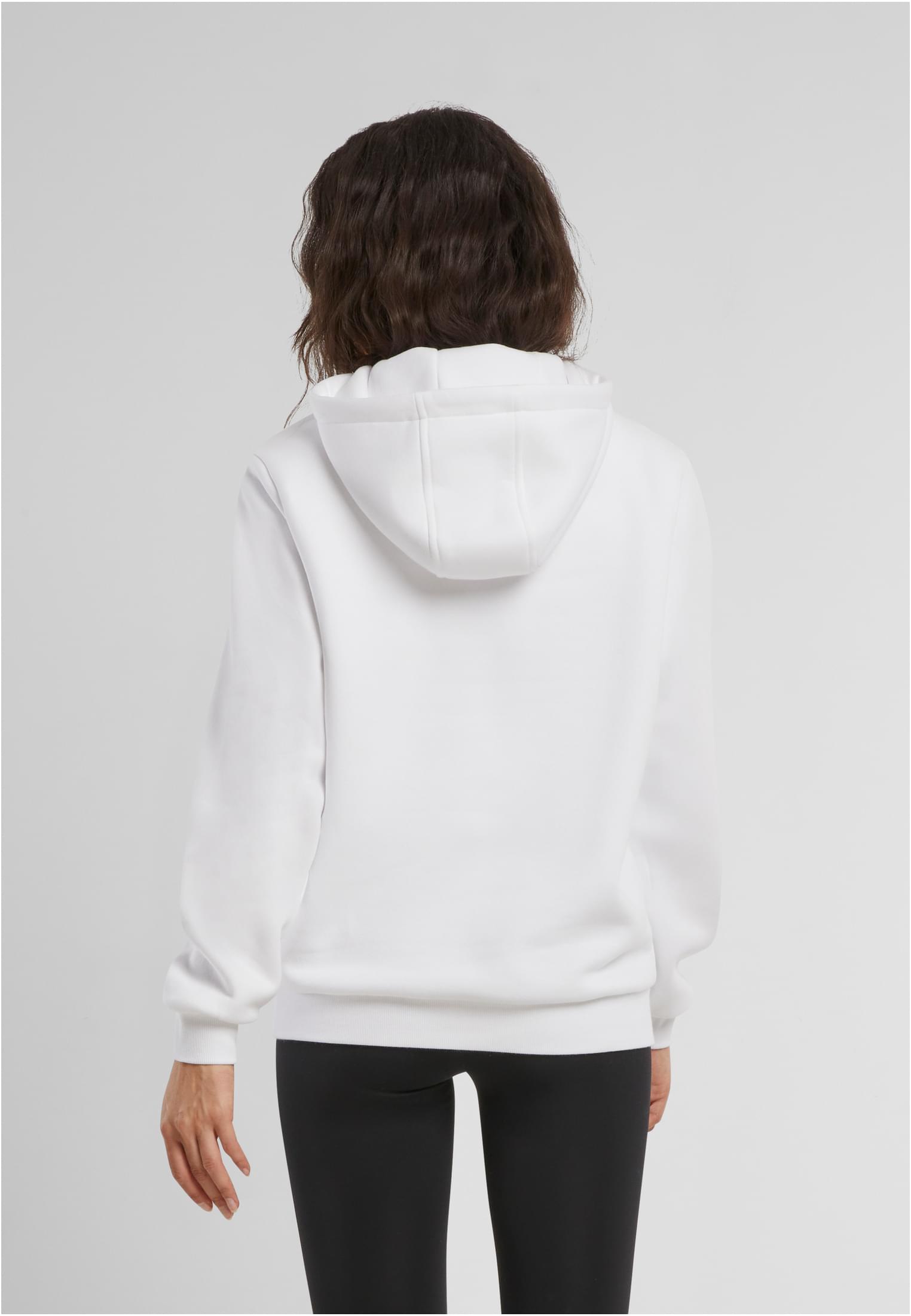 Ladies Fluffy Hoody white | white