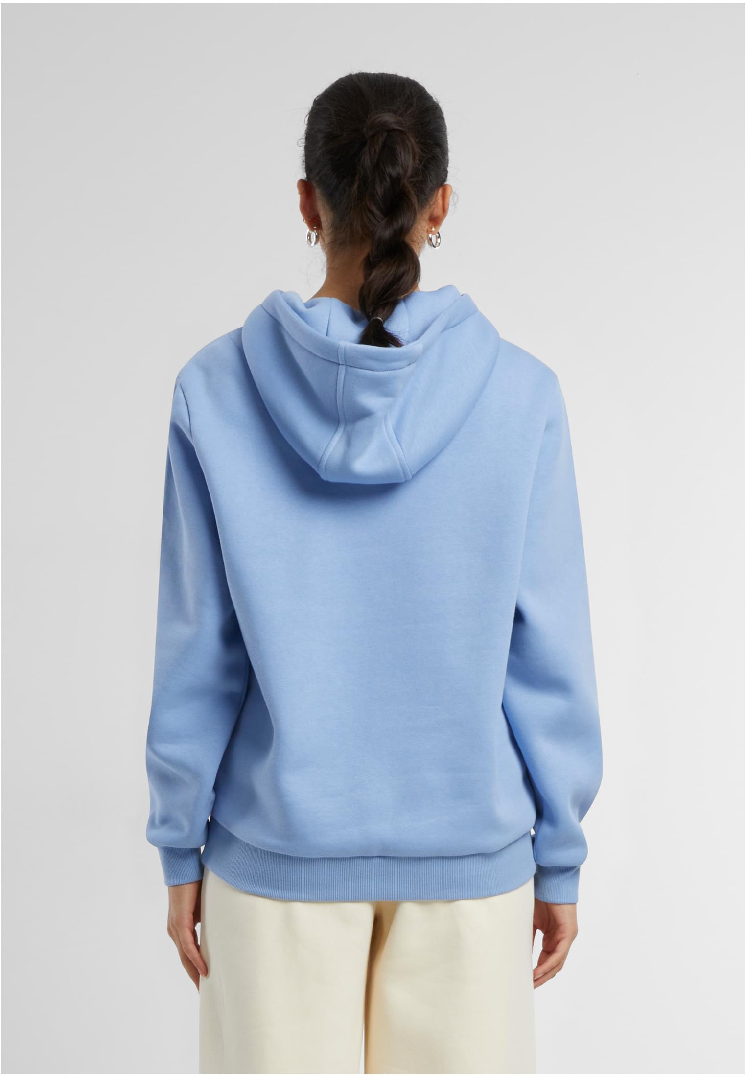 Ladies Fluffy Hoody powderblue | powderblue