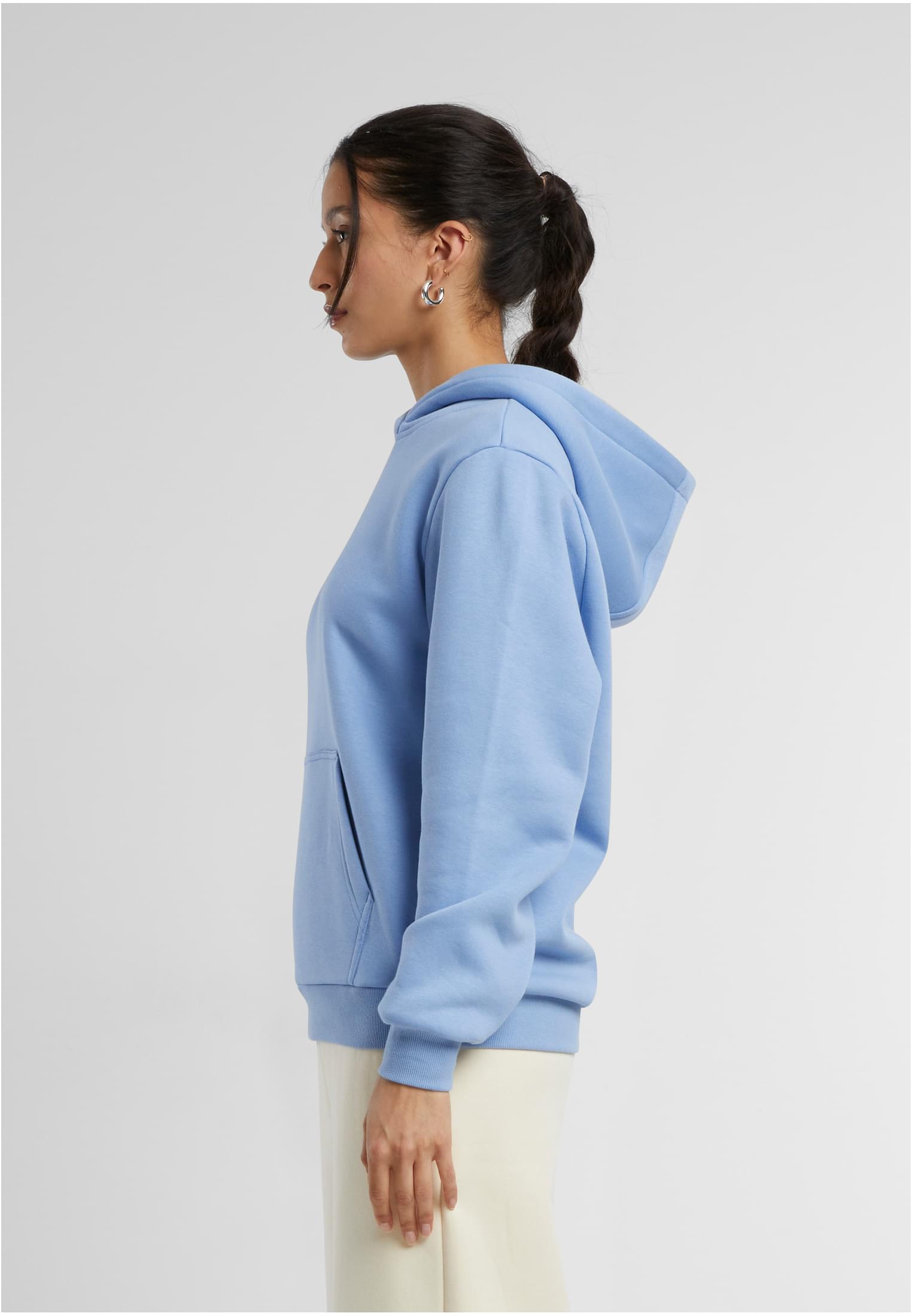 Ladies Fluffy Hoody powderblue | powderblue