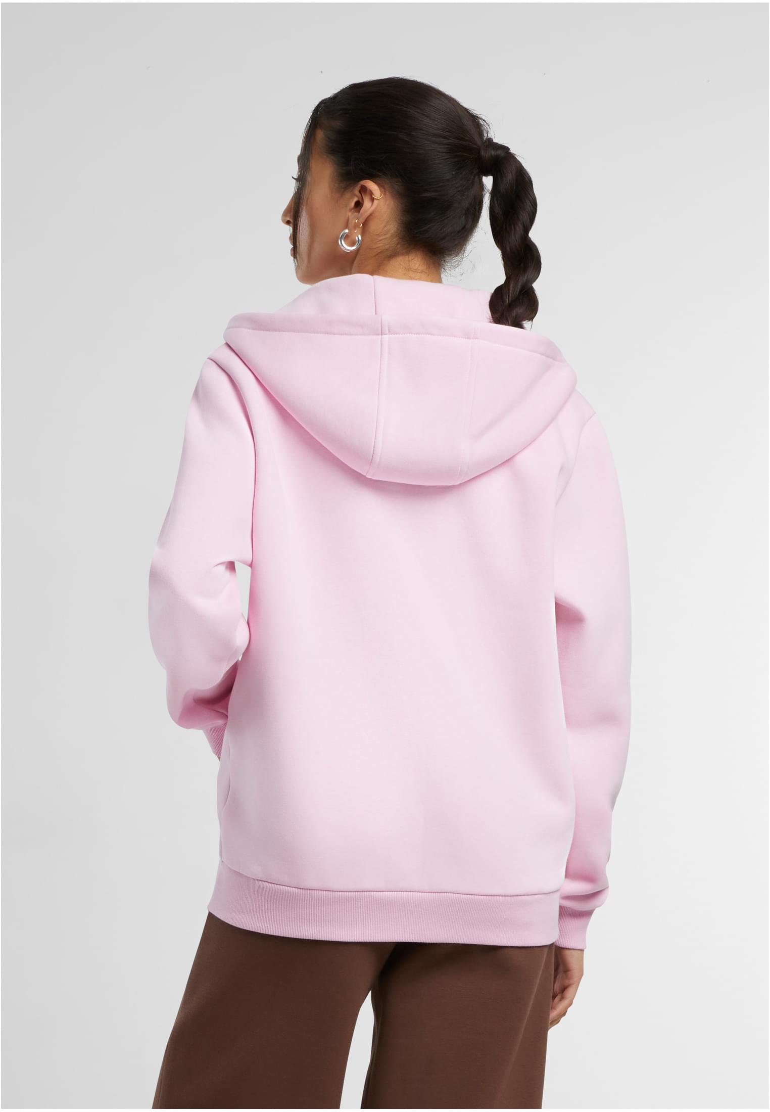 Ladies Fluffy Zip Hoody softpink | softpink