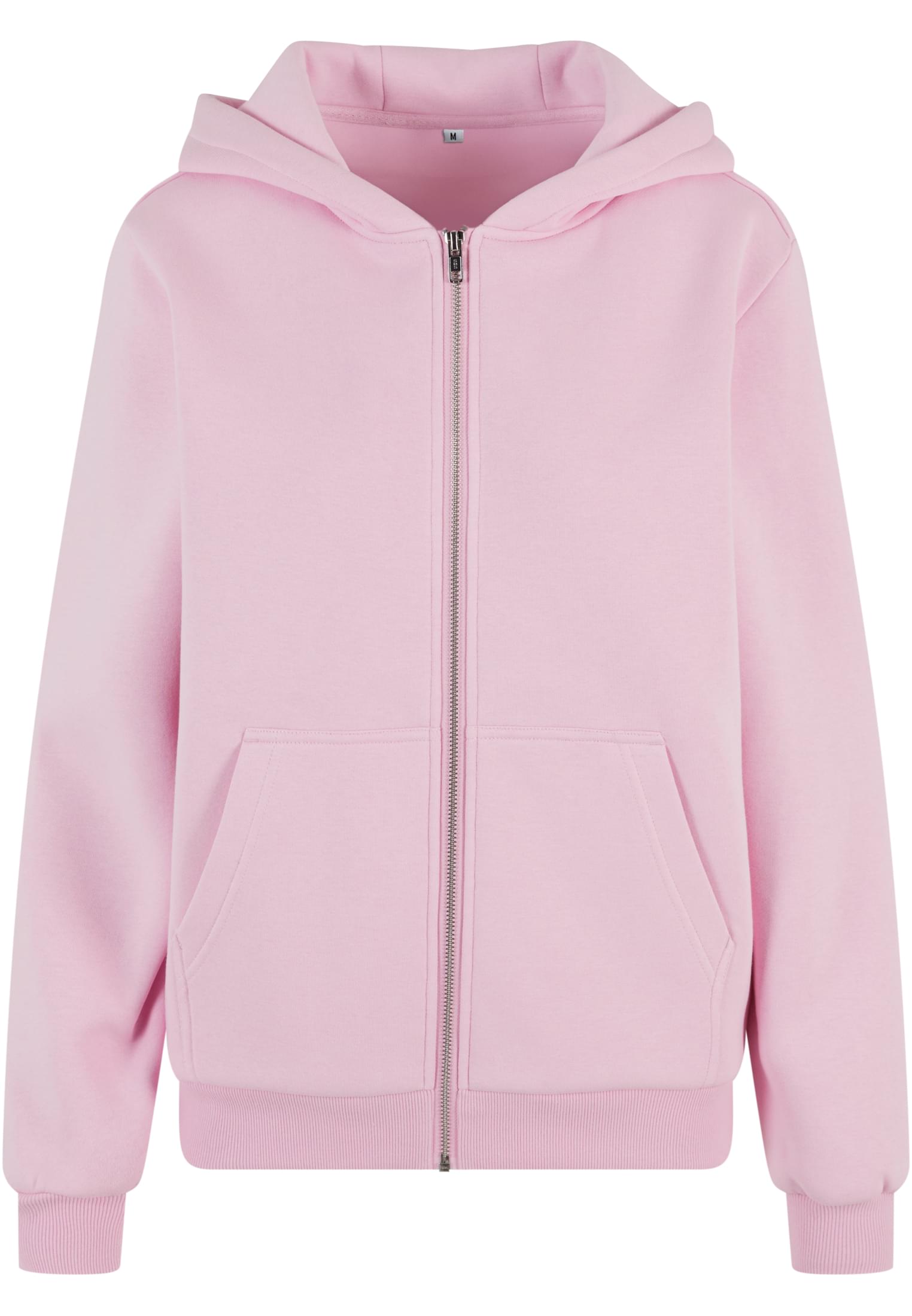 Ladies Fluffy Zip Hoody softpink | softpink
