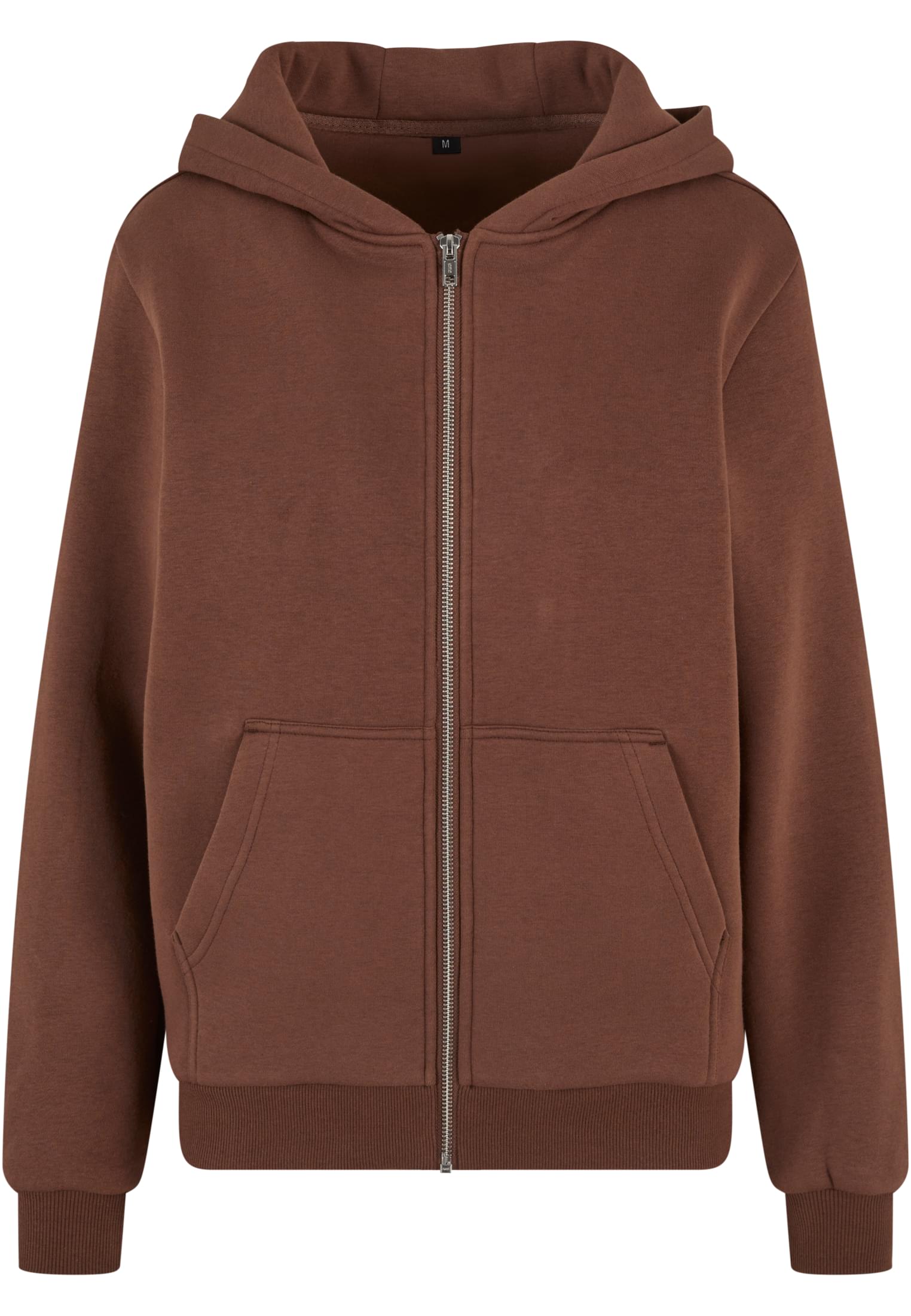 Ladies Fluffy Zip Hoody chocolatebrown | chocolatebrown