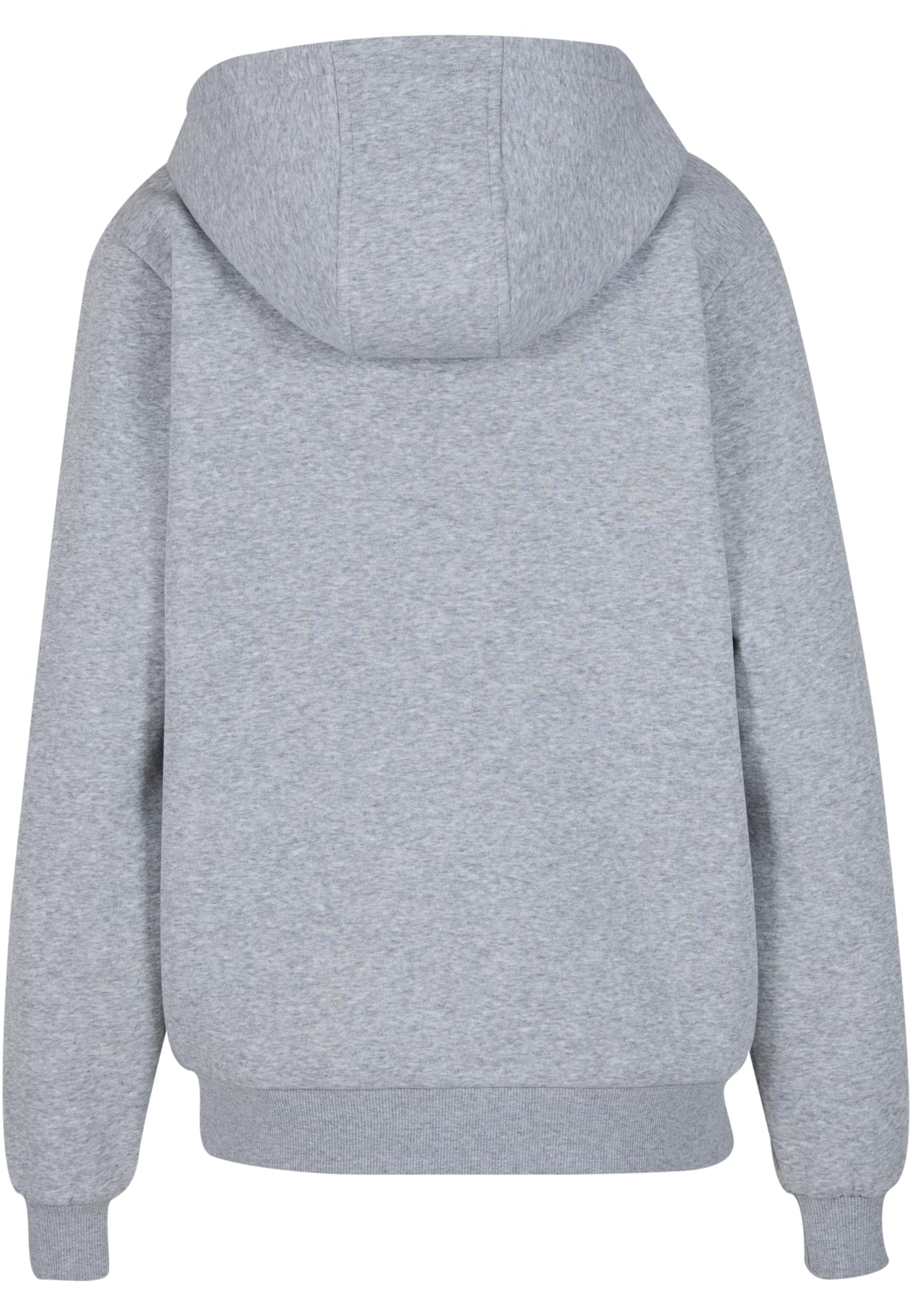 Ladies Fluffy Zip Hoody heathergrey | heathergrey