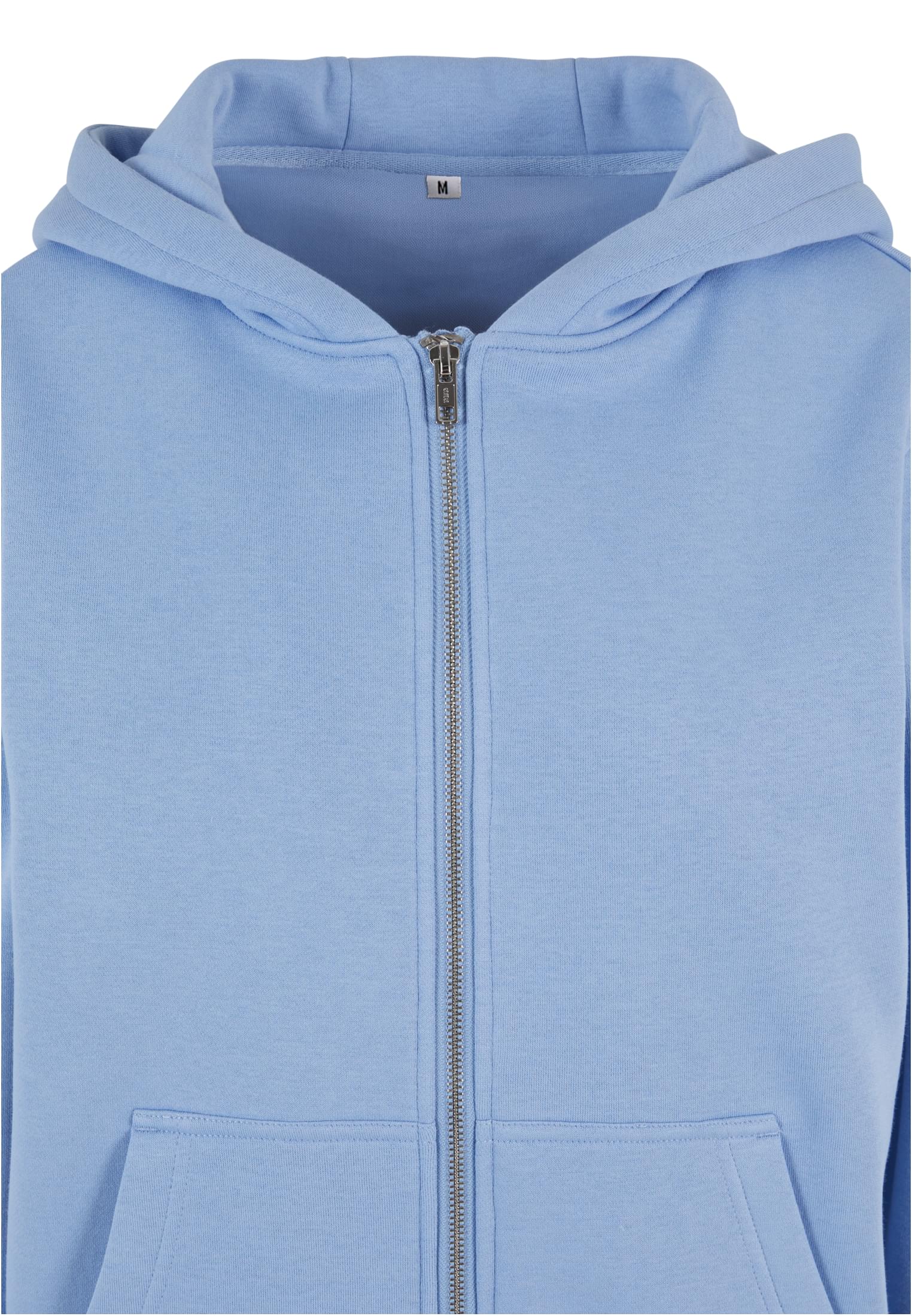 Ladies Fluffy Zip Hoody powderblue | powderblue