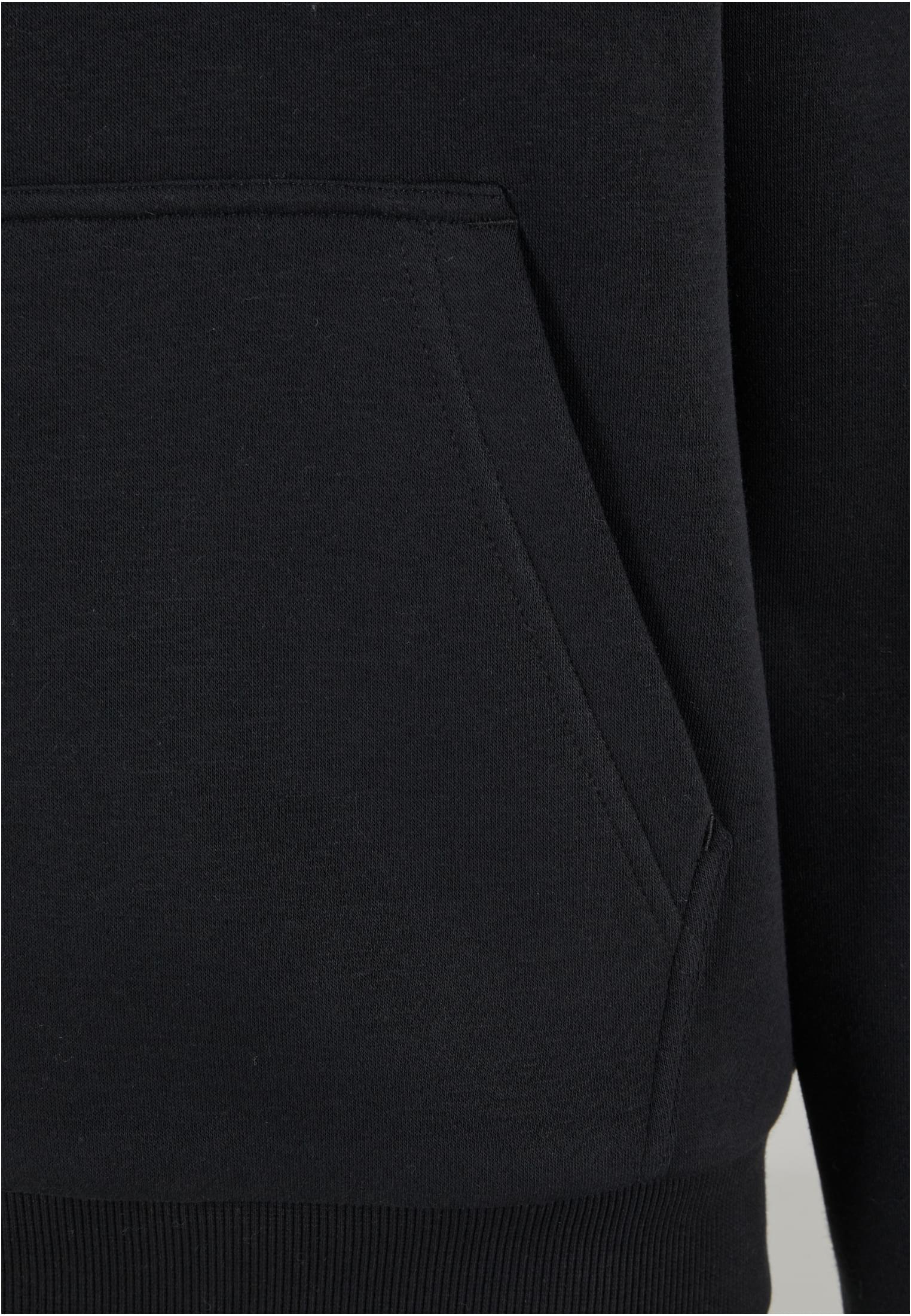 Ladies Fluffy Zip Hoody black | black
