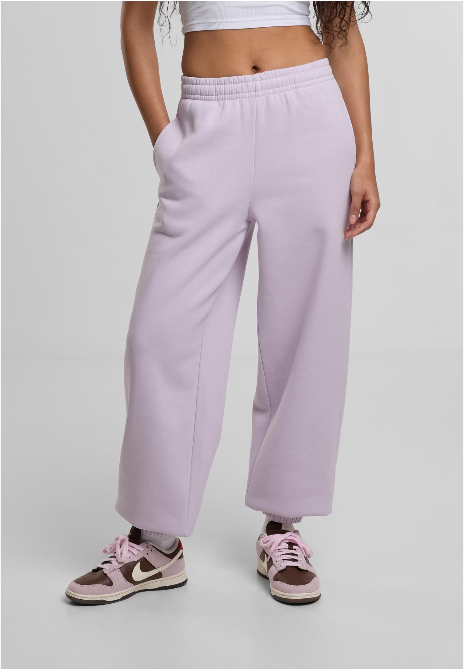 Ladies Fluffy Sweatpants lilac | lilac