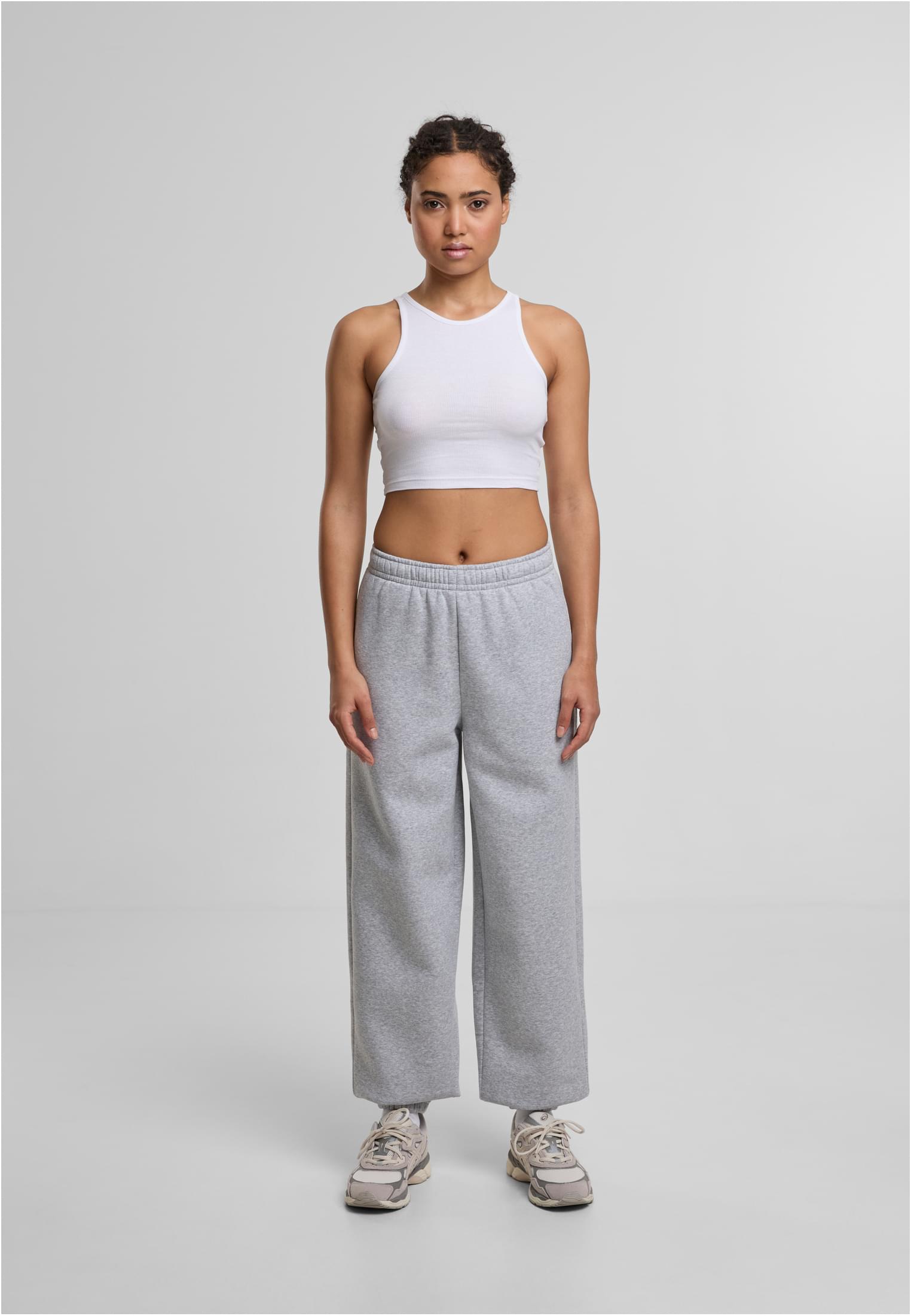 Ladies Fluffy Sweatpants heathergrey | heathergrey