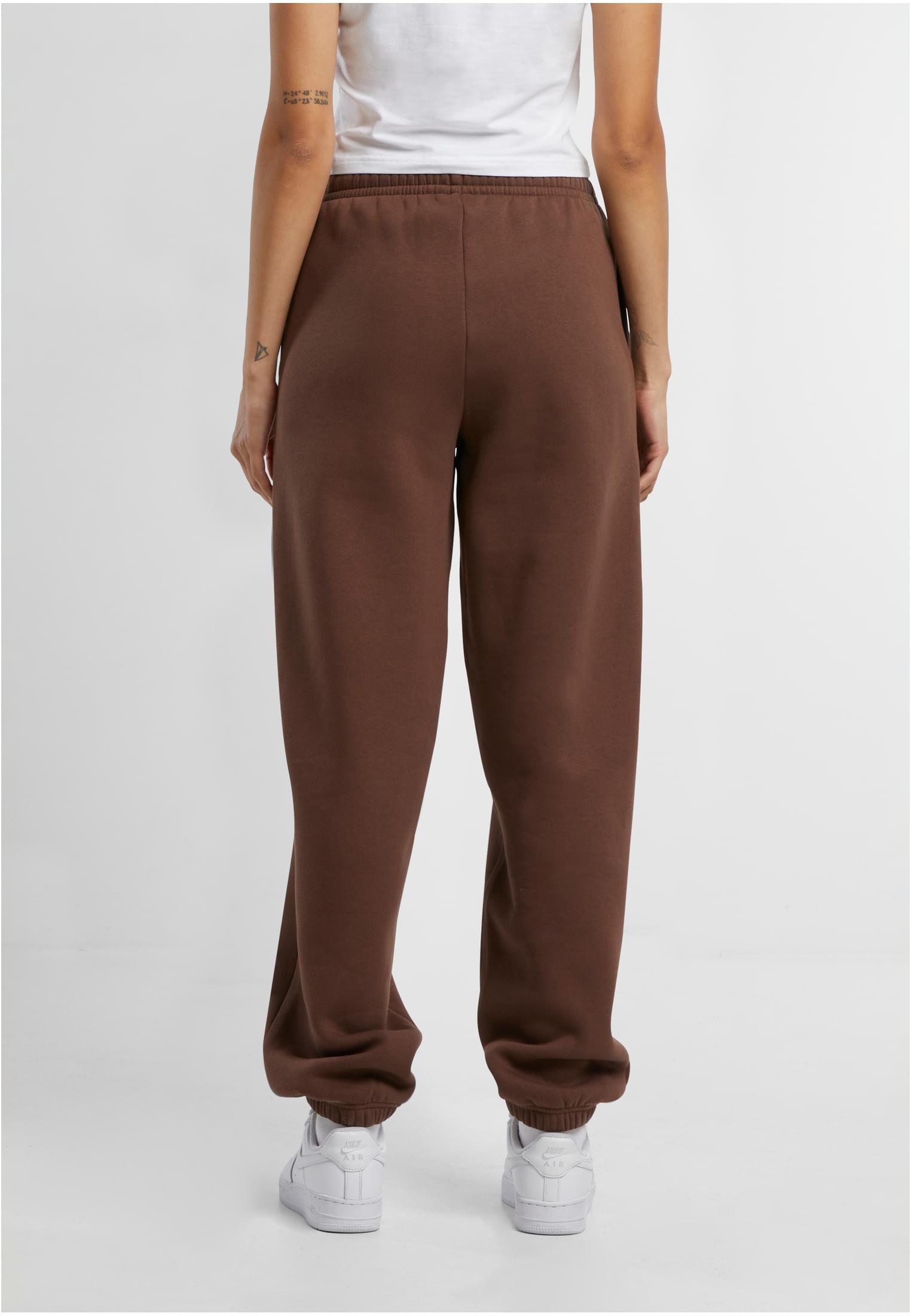 Ladies Fluffy Sweatpants chocolatebrown | chocolatebrown