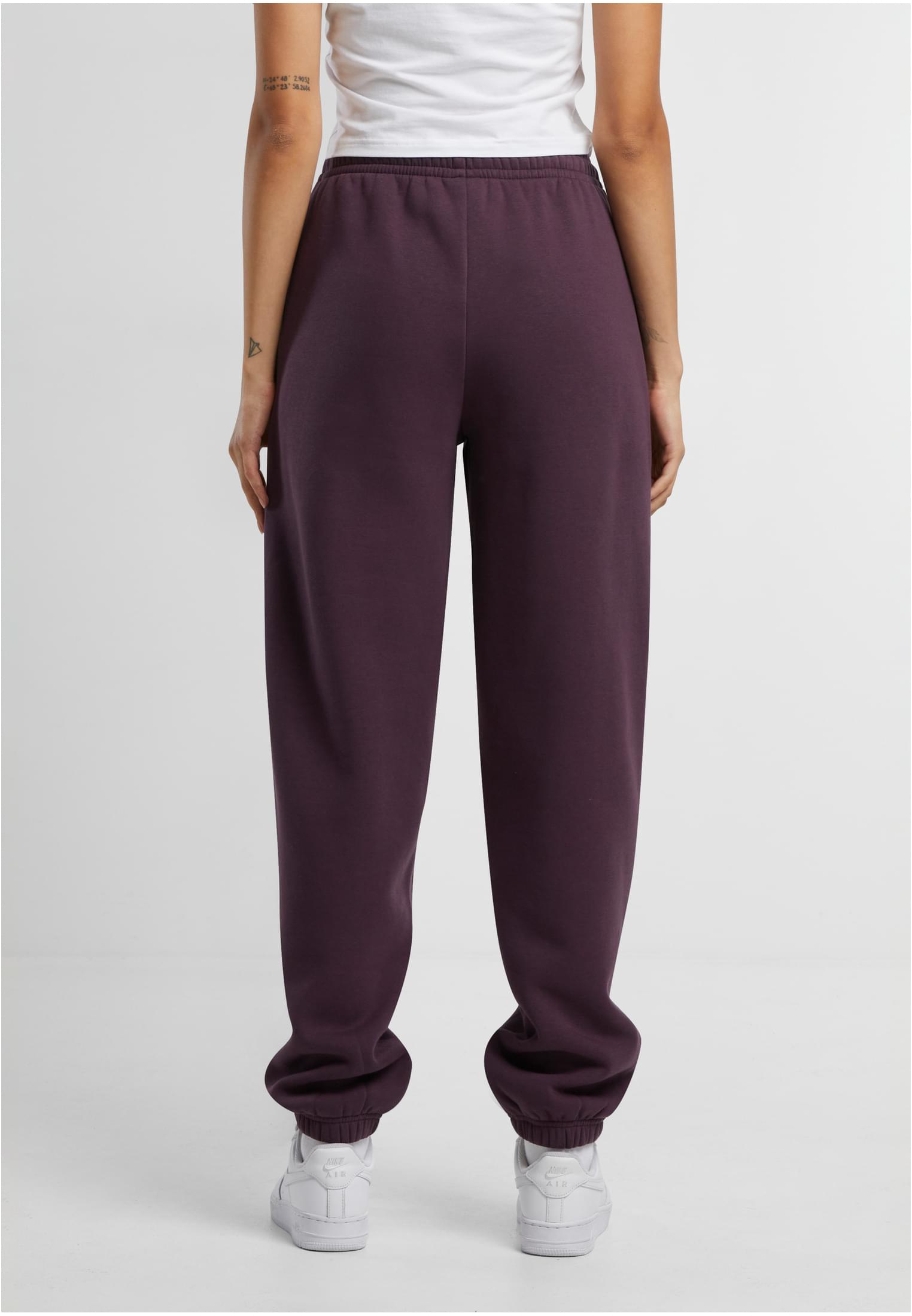 Ladies Fluffy Sweatpants plumpurple | plumpurple