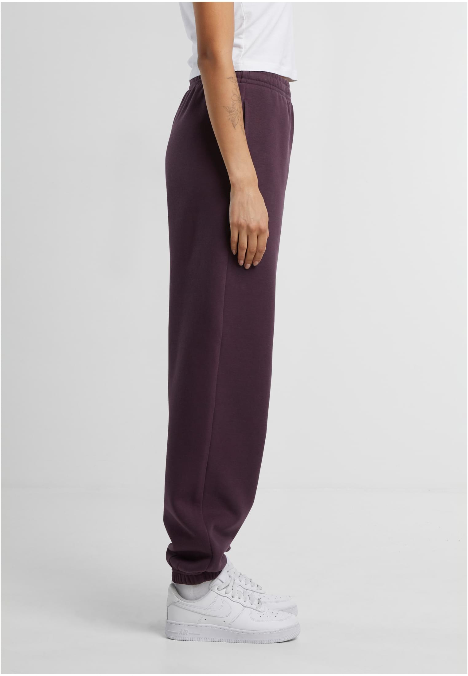 Ladies Fluffy Sweatpants plumpurple | plumpurple