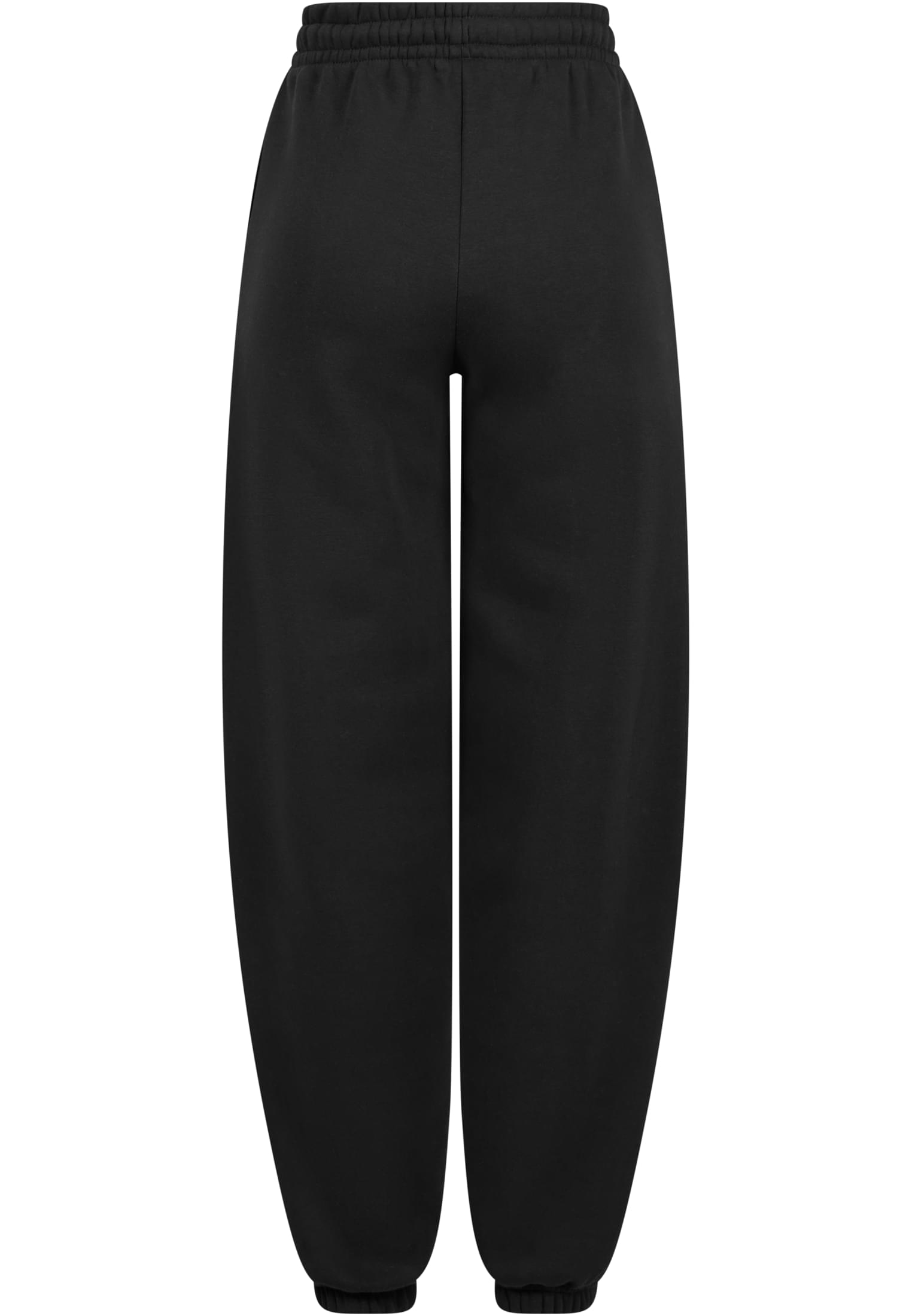 Ladies Fluffy Sweatpants black | black