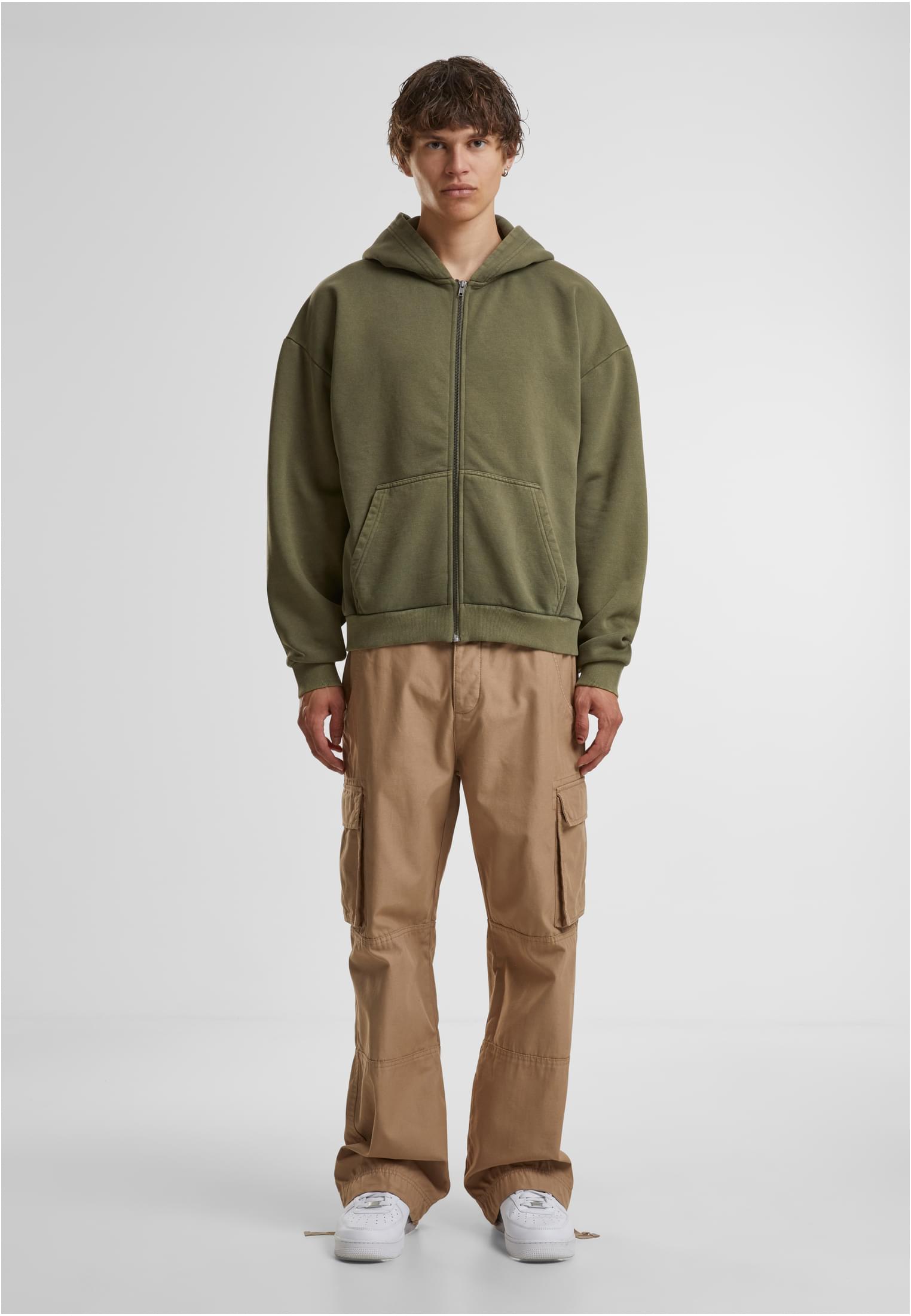 Vintage Heavy Zip Hoodie warmkhaki | warmkhaki
