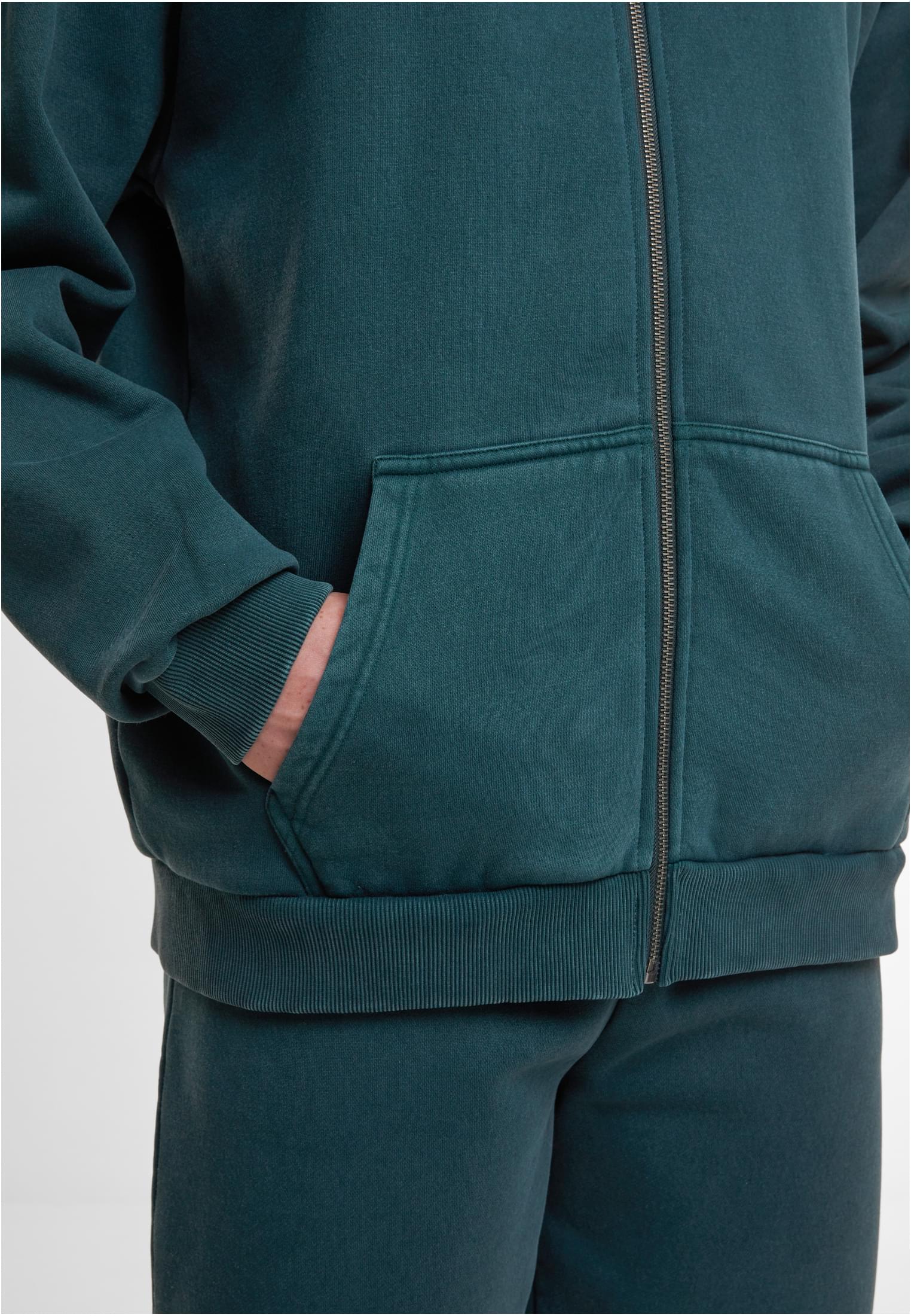 Vintage Heavy Zip Hoodie bottlegreen | bottlegreen