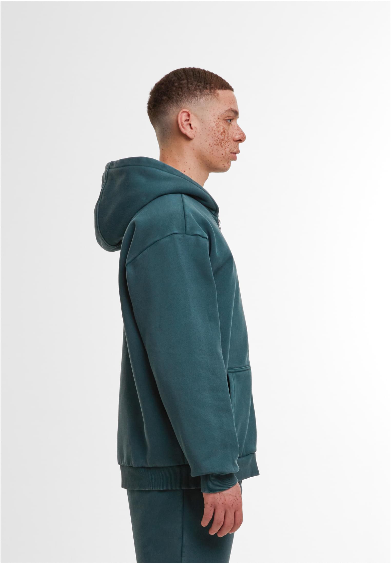 Vintage Heavy Zip Hoodie bottlegreen | bottlegreen