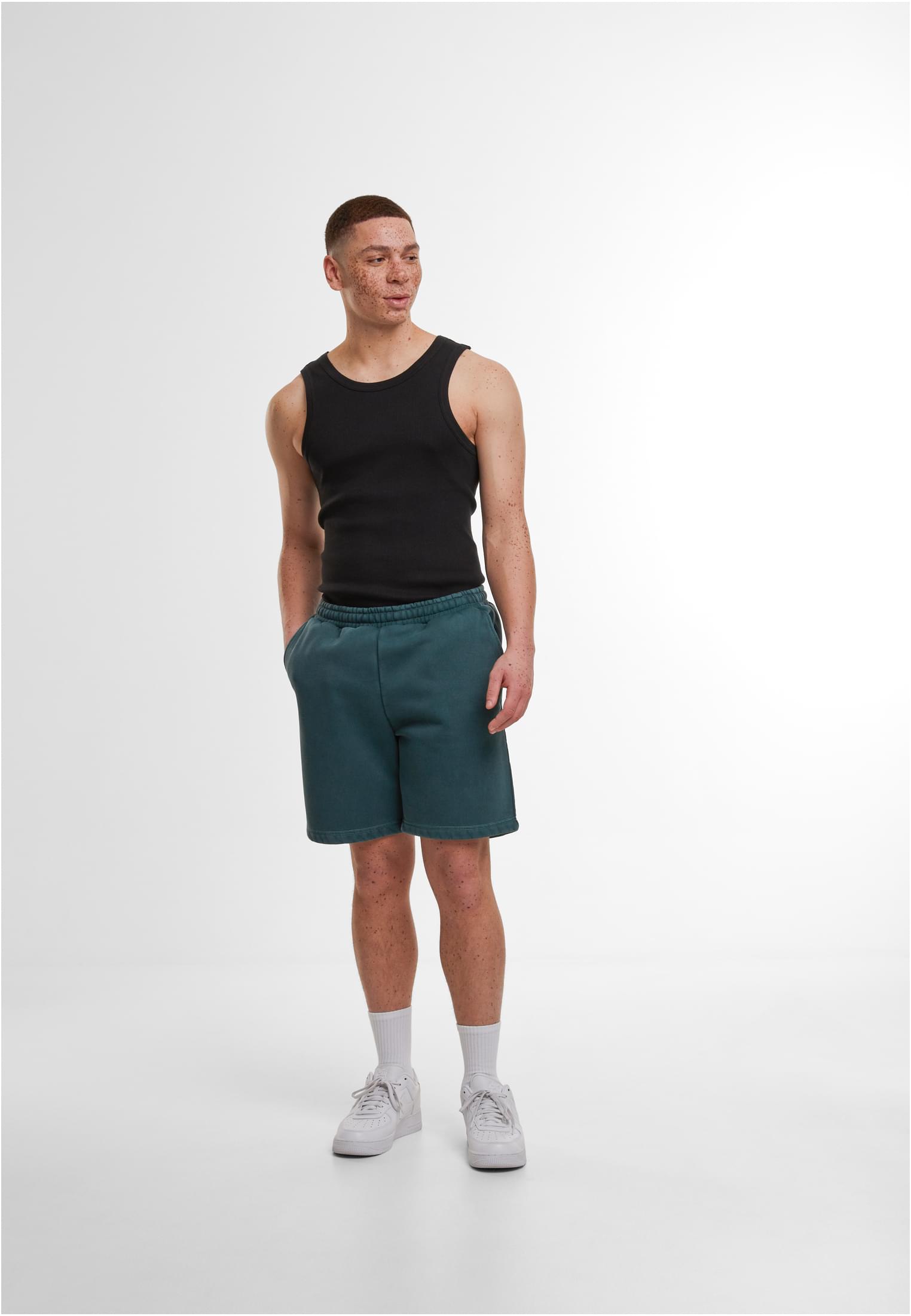 Vintage Heavy Sweatshorts bottlegreen | bottlegreen