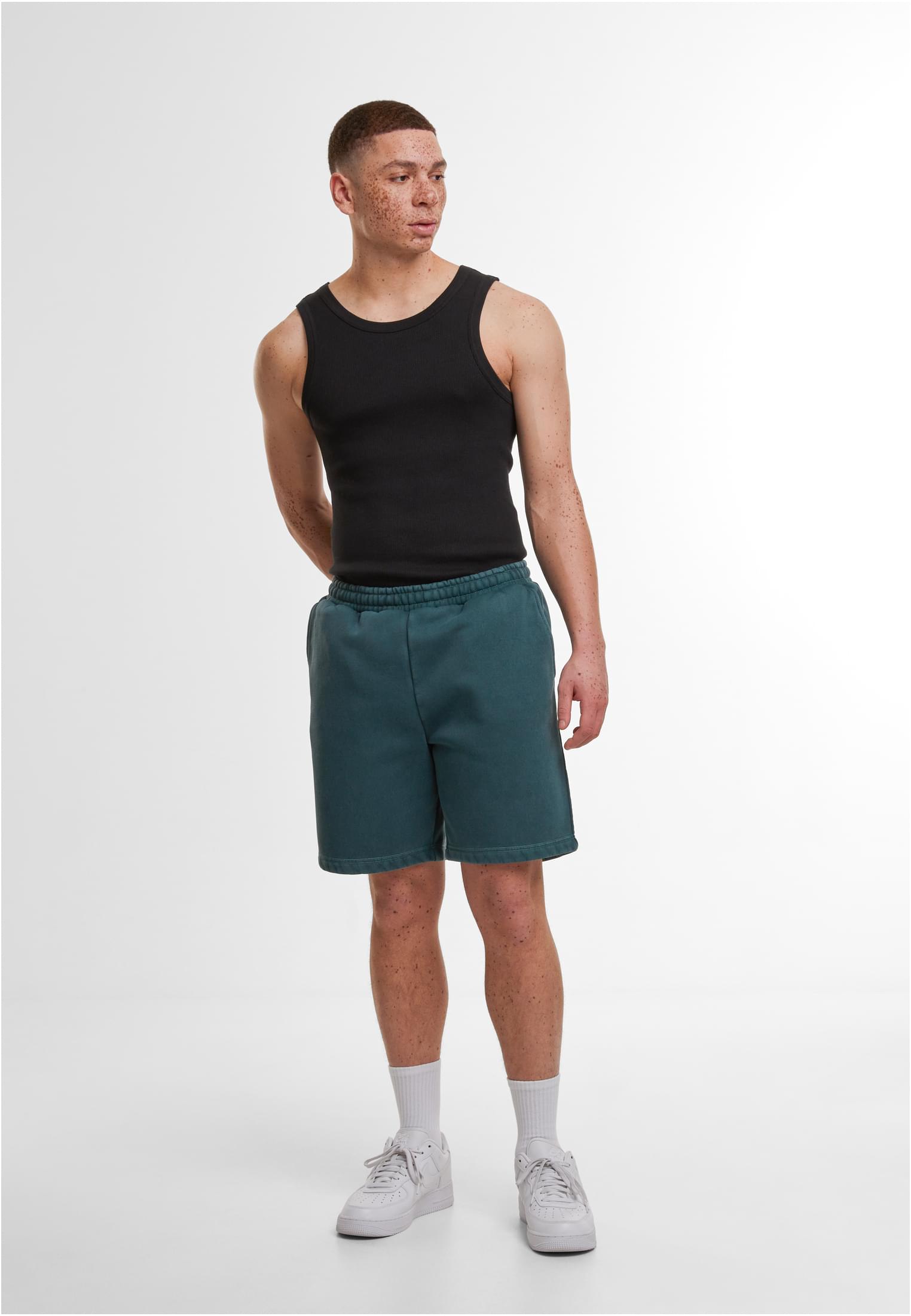 Vintage Heavy Sweatshorts bottlegreen | bottlegreen