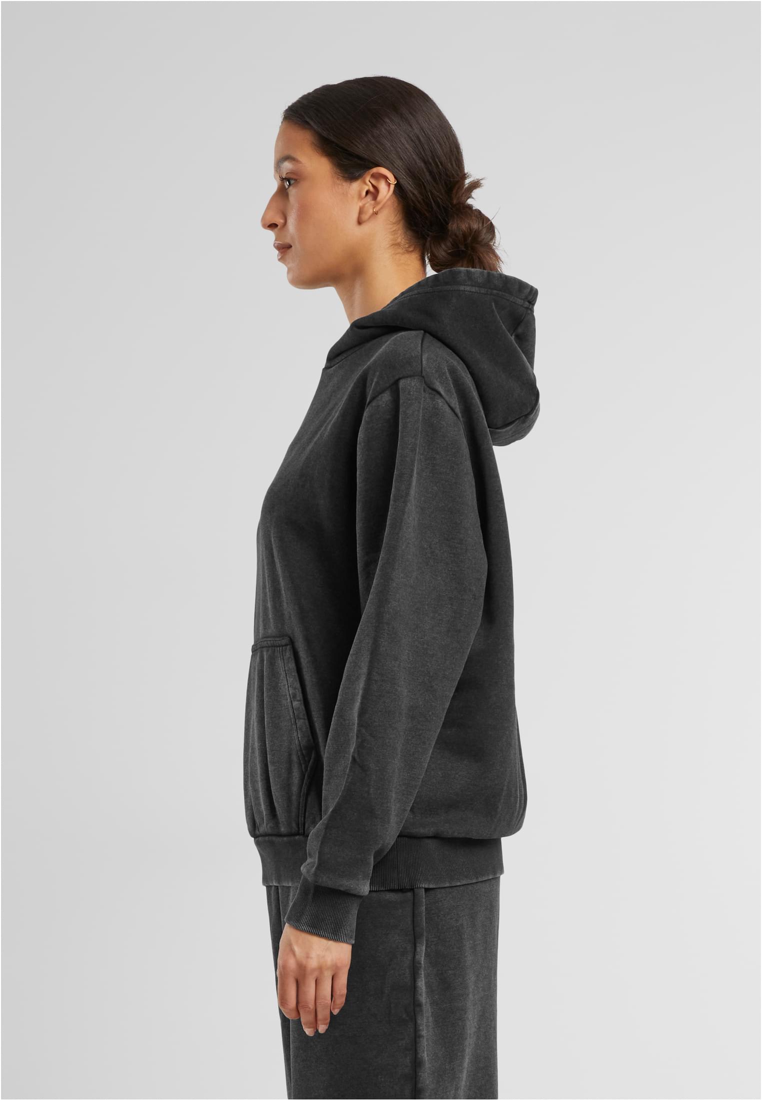 Ladies Vintage Heavy Hoody black | black