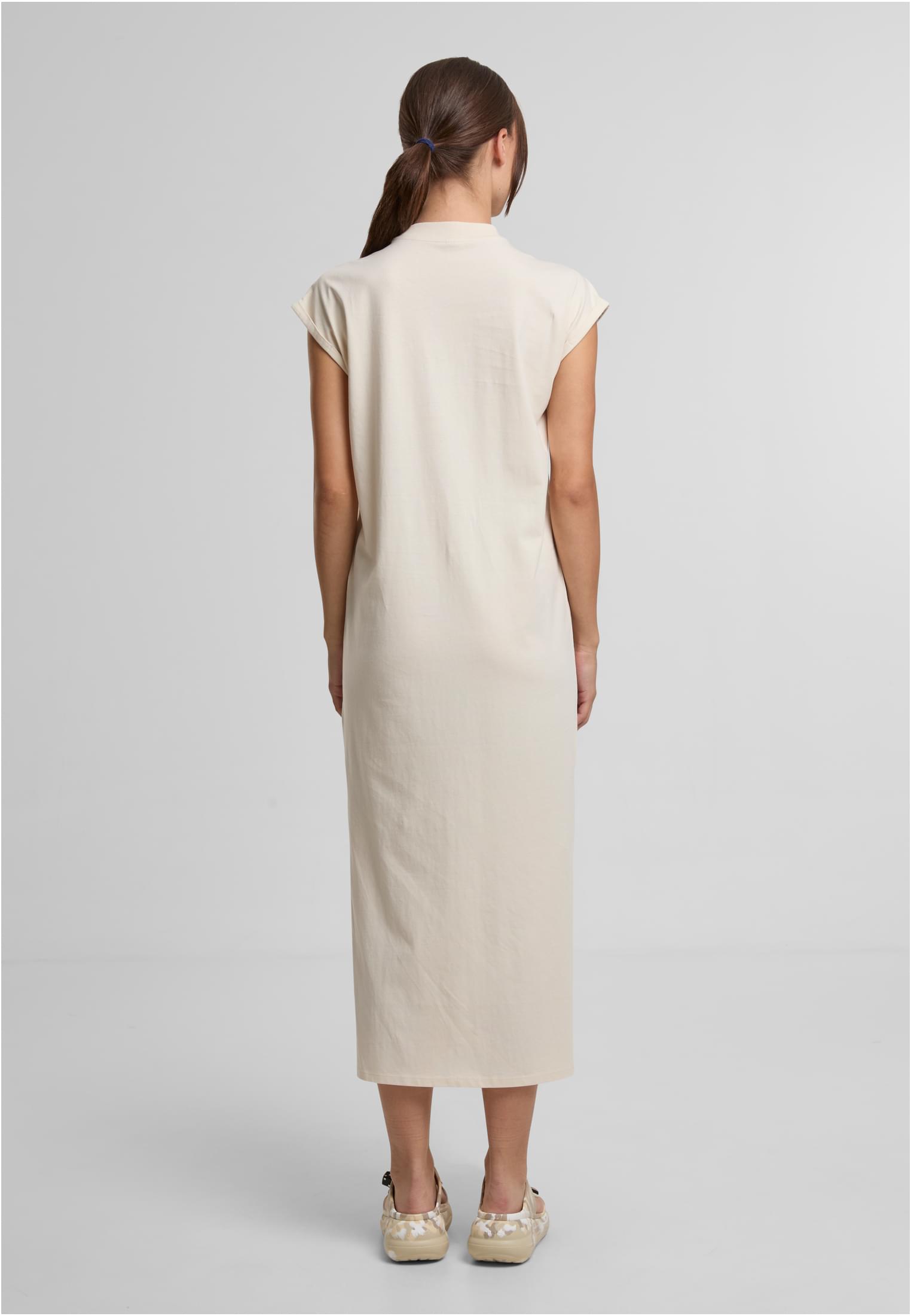 Ladies Long Extended Shoulder Dress whitesand | whitesand