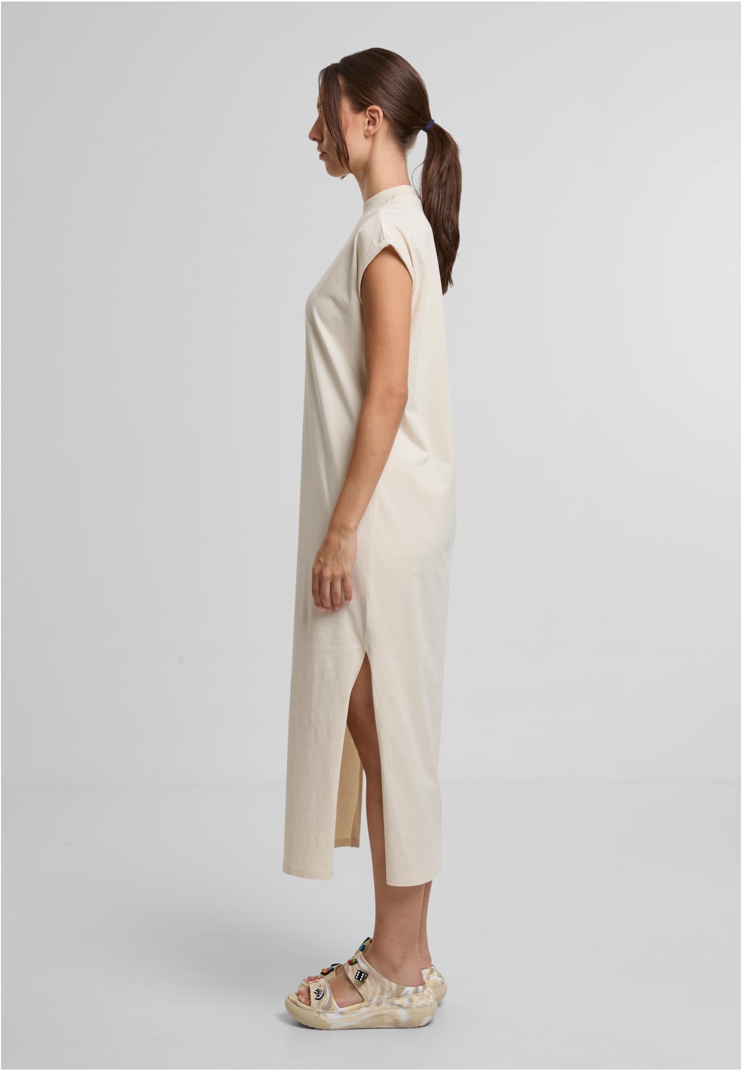 Ladies Long Extended Shoulder Dress whitesand | whitesand